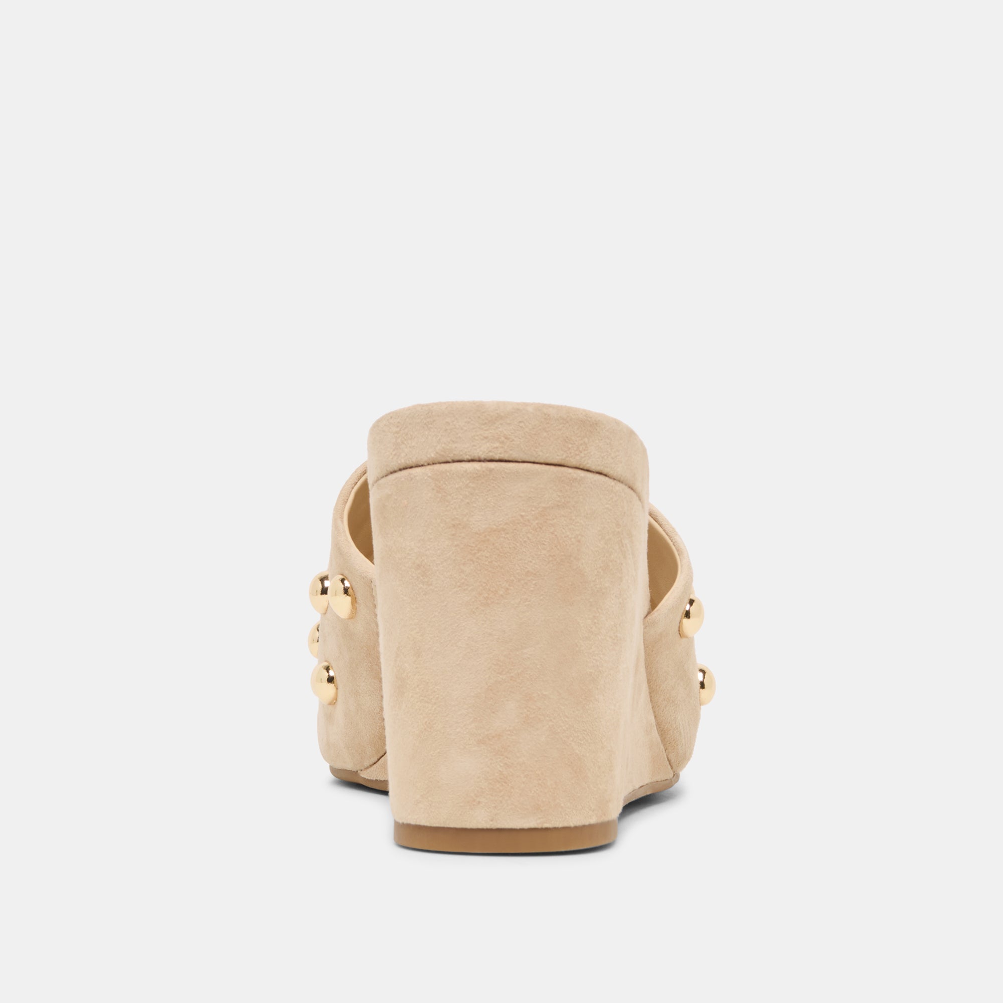 HOLTA STUD WEDGES CAMEL SUEDE - Image 11