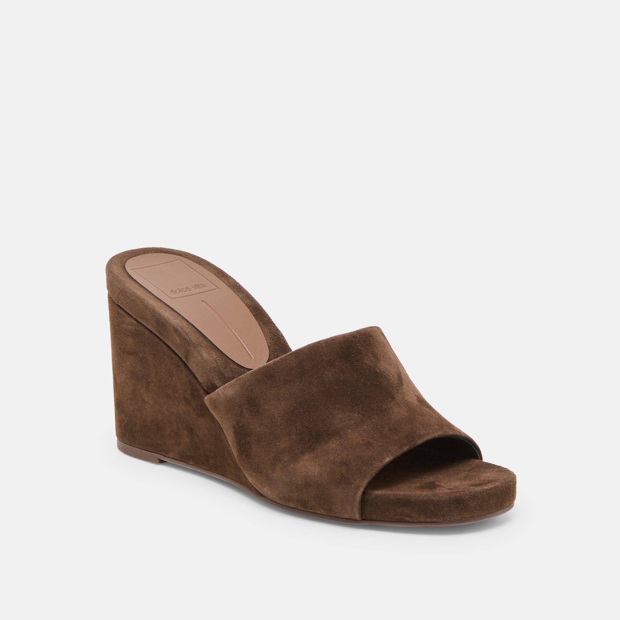 HOLTA WEDGES DK BROWN SUEDE - Image 2