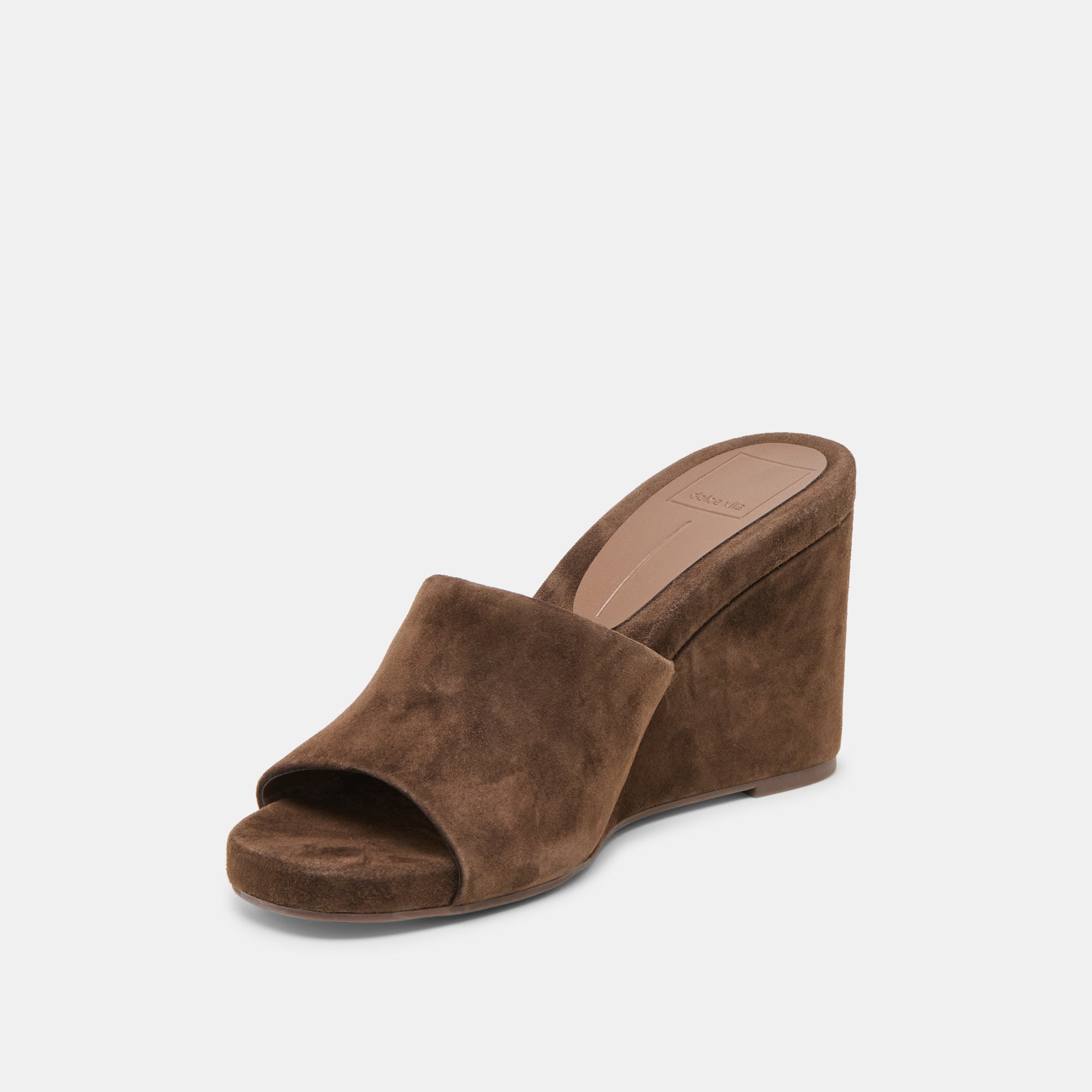 HOLTA WEDGES DK BROWN SUEDE - Image 4