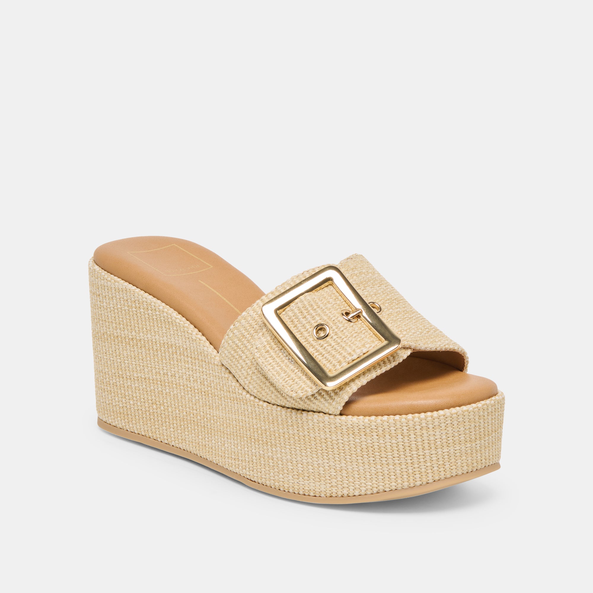 JILIAN WEDGES LT NATURAL RAFFIA - Image 3
