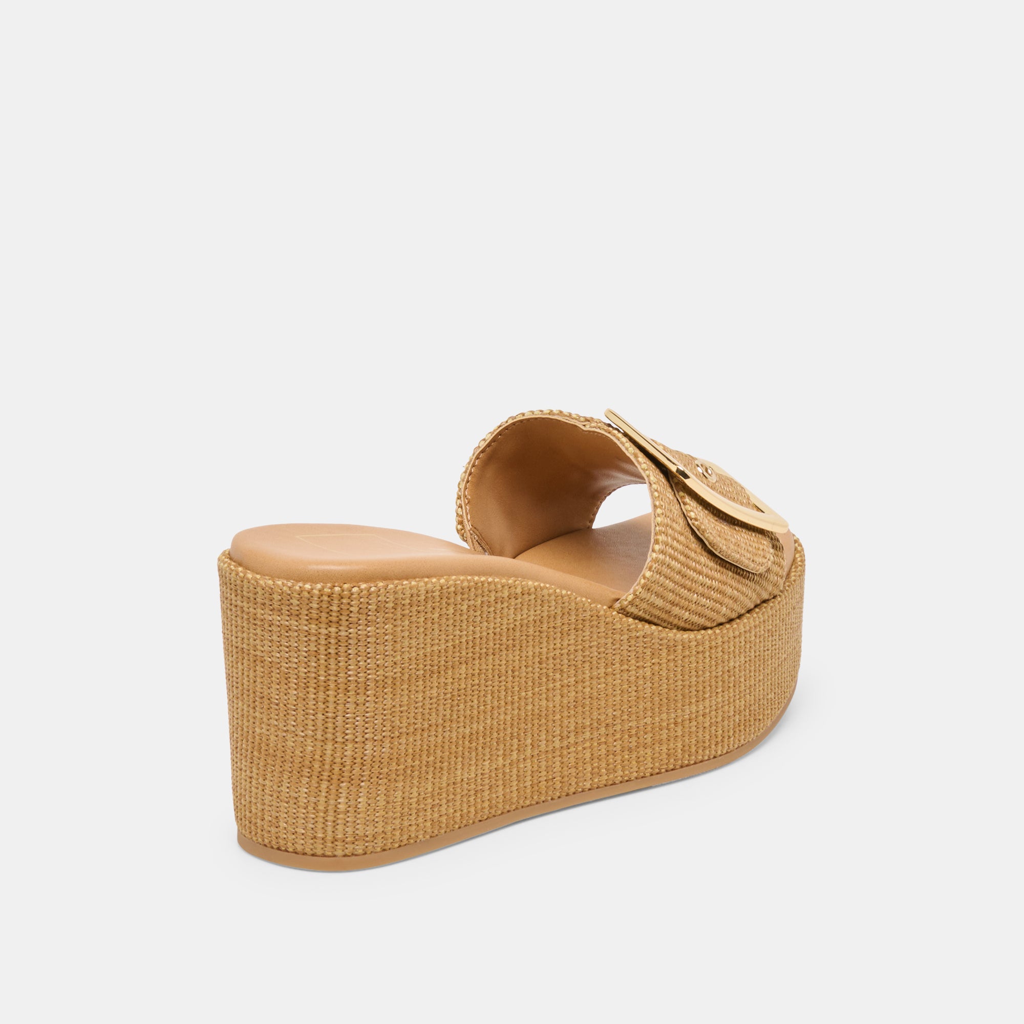 JILIAN WEDGES MOCHA RAFFIA - Image 5