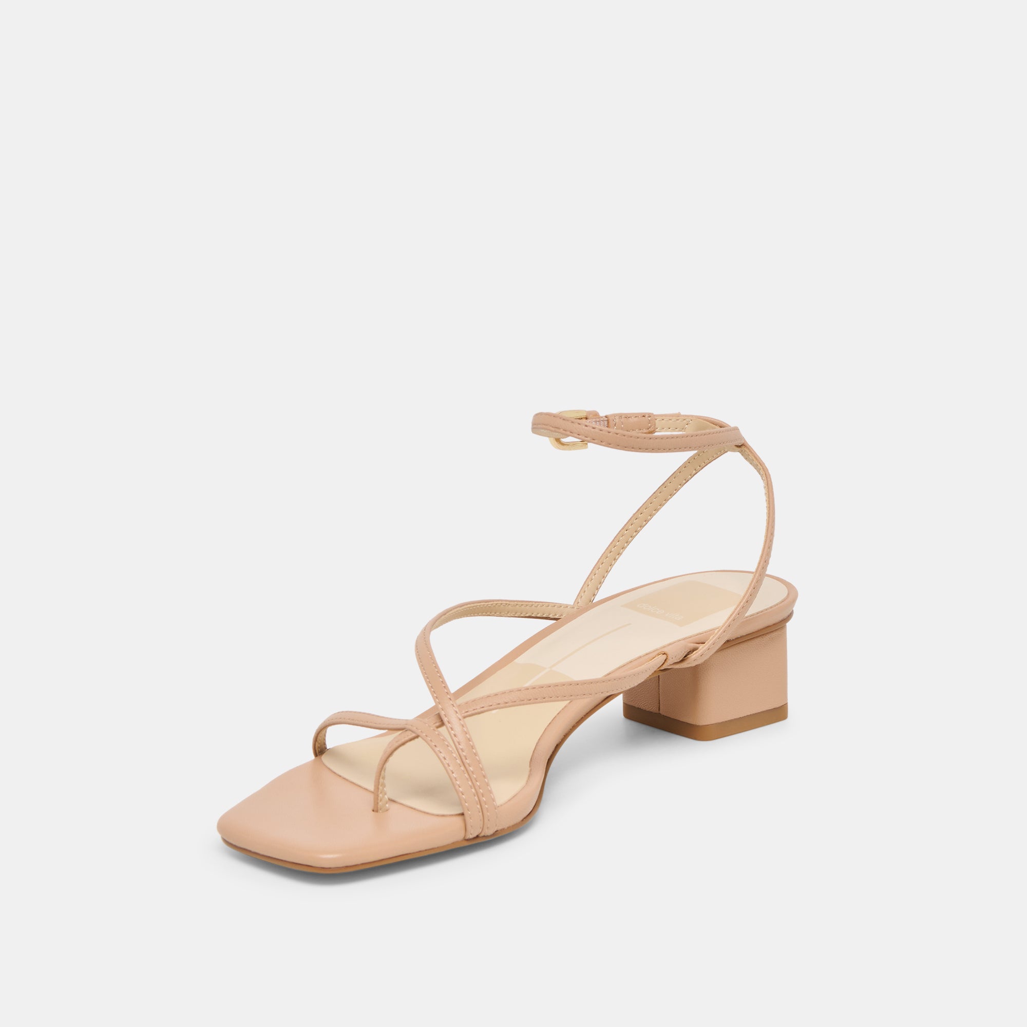 KARLOS WIDE SANDALS LT TAN LEATHER - Image 4