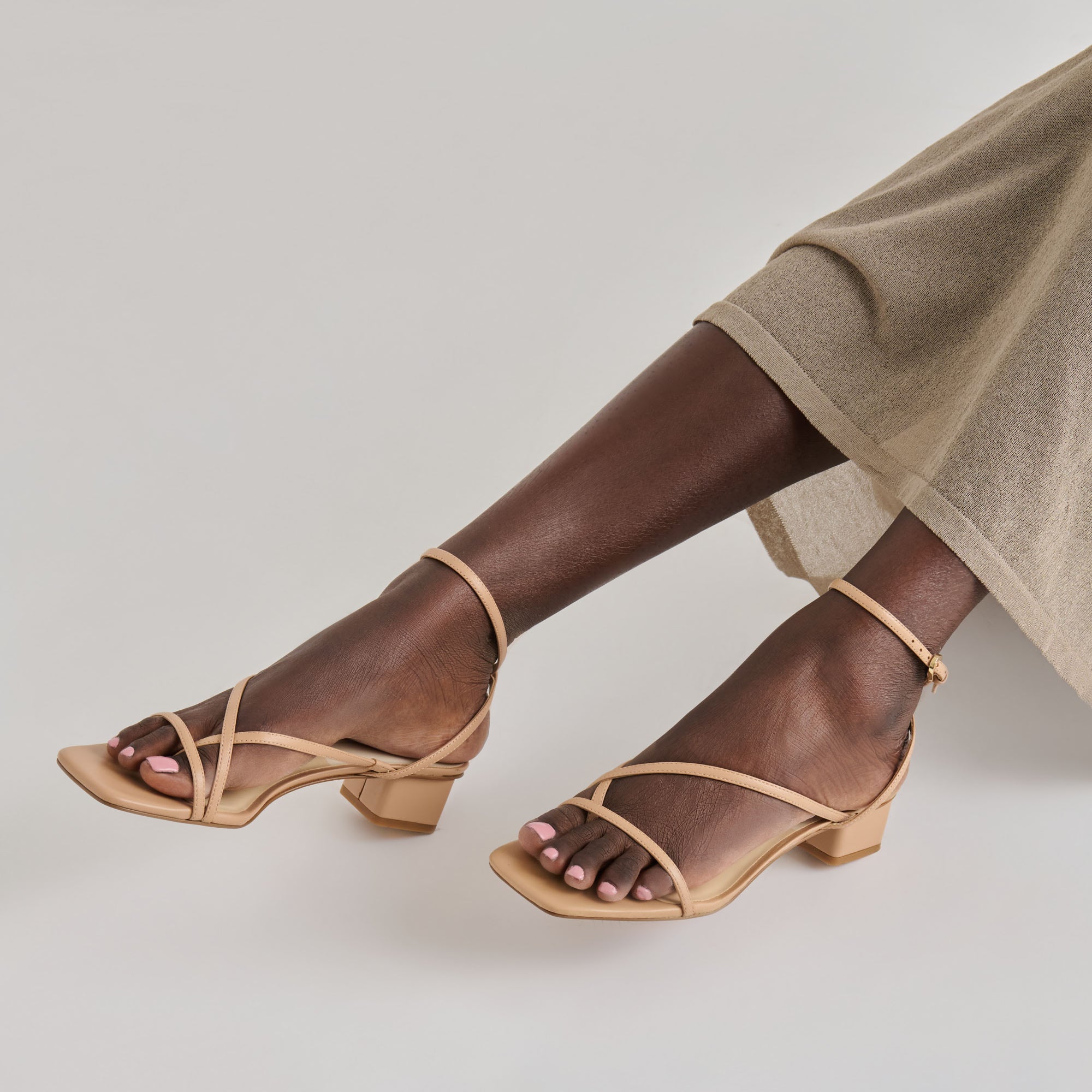 KARLOS SANDALS LT TAN LEATHER - Image 2