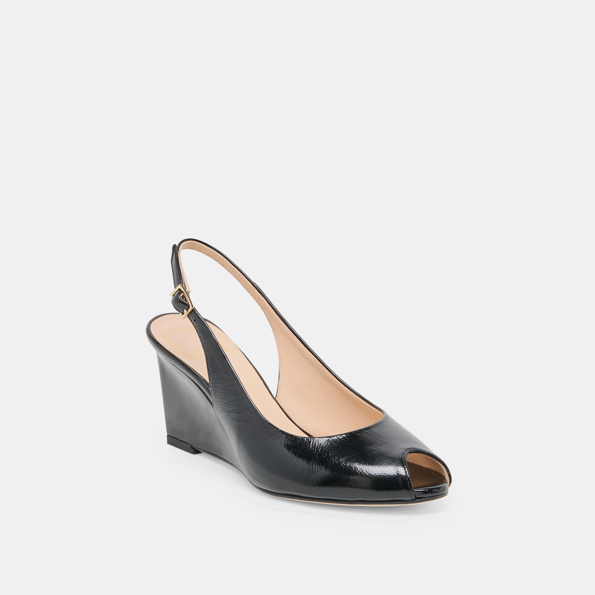 KOLA WEDGES NOIR LEATHER - Image 2