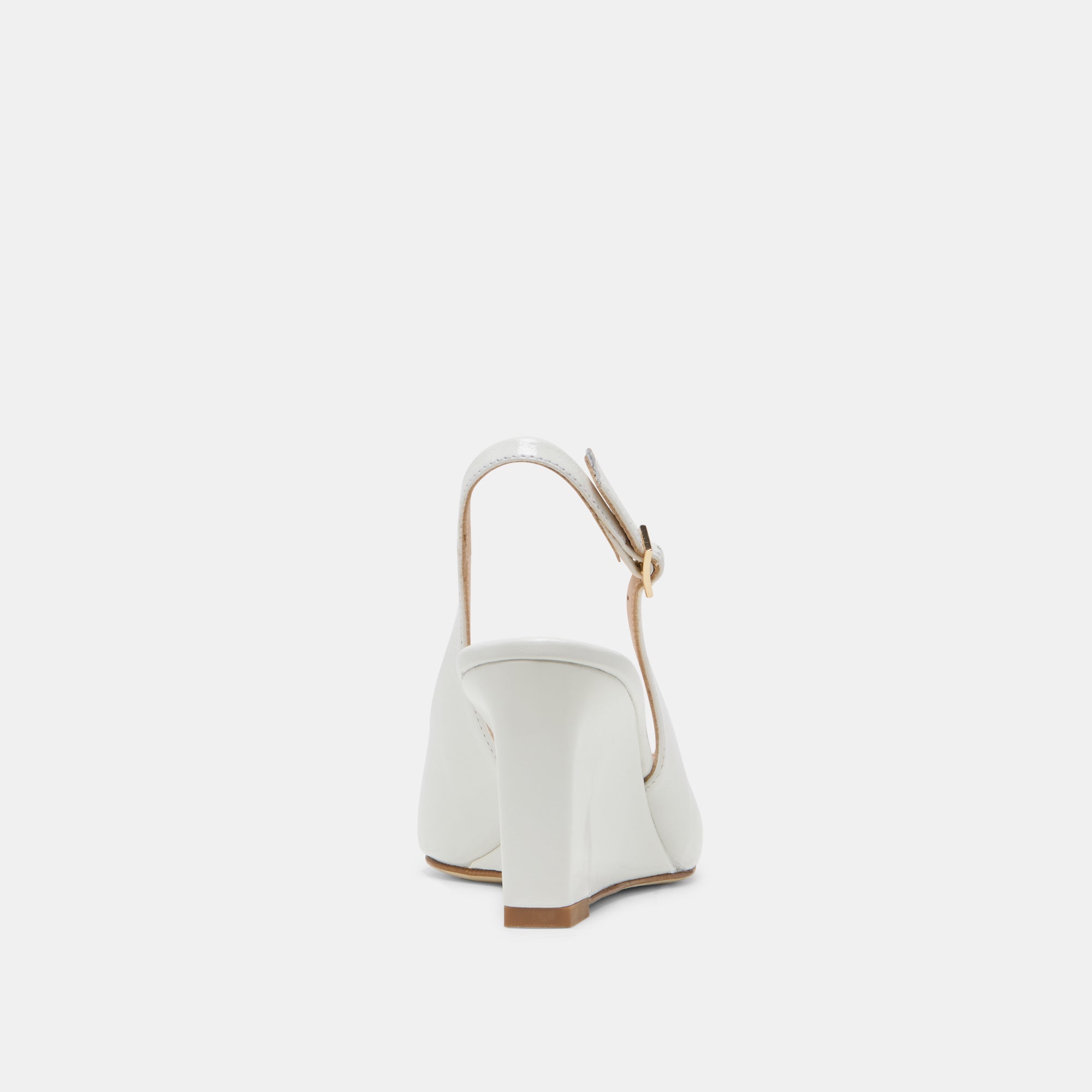 KOLA WEDGES WHITE LEATHER - Image 7