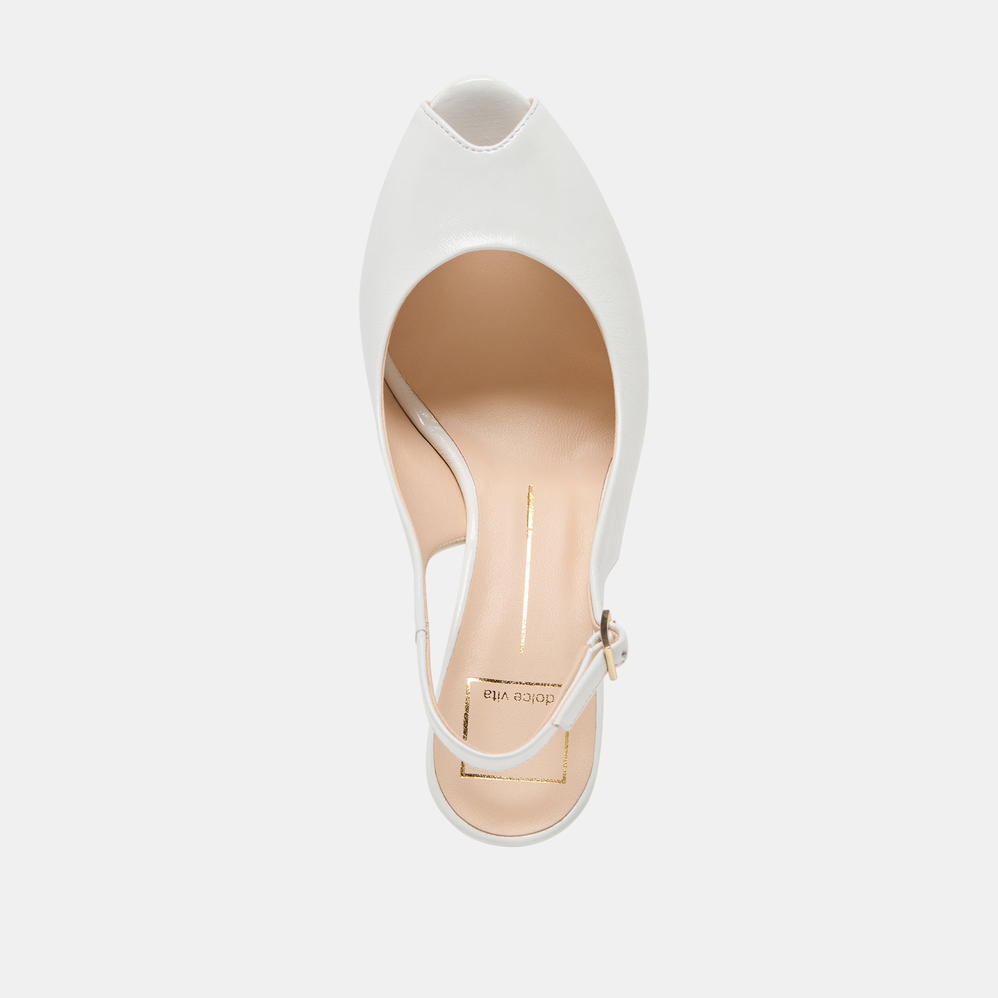 KOLA WEDGES WHITE LEATHER - Image 8