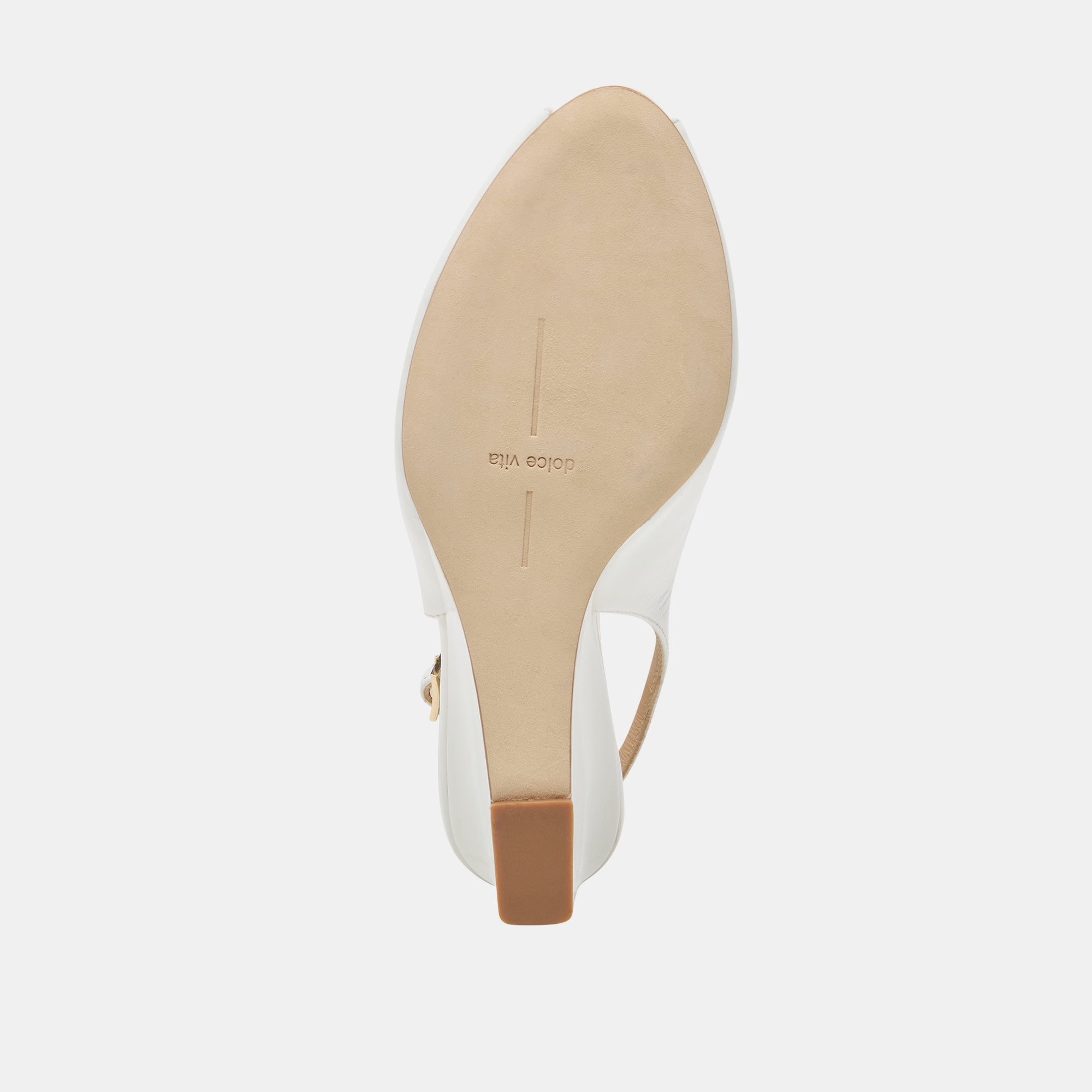 KOLA WEDGES WHITE LEATHER - Image 9