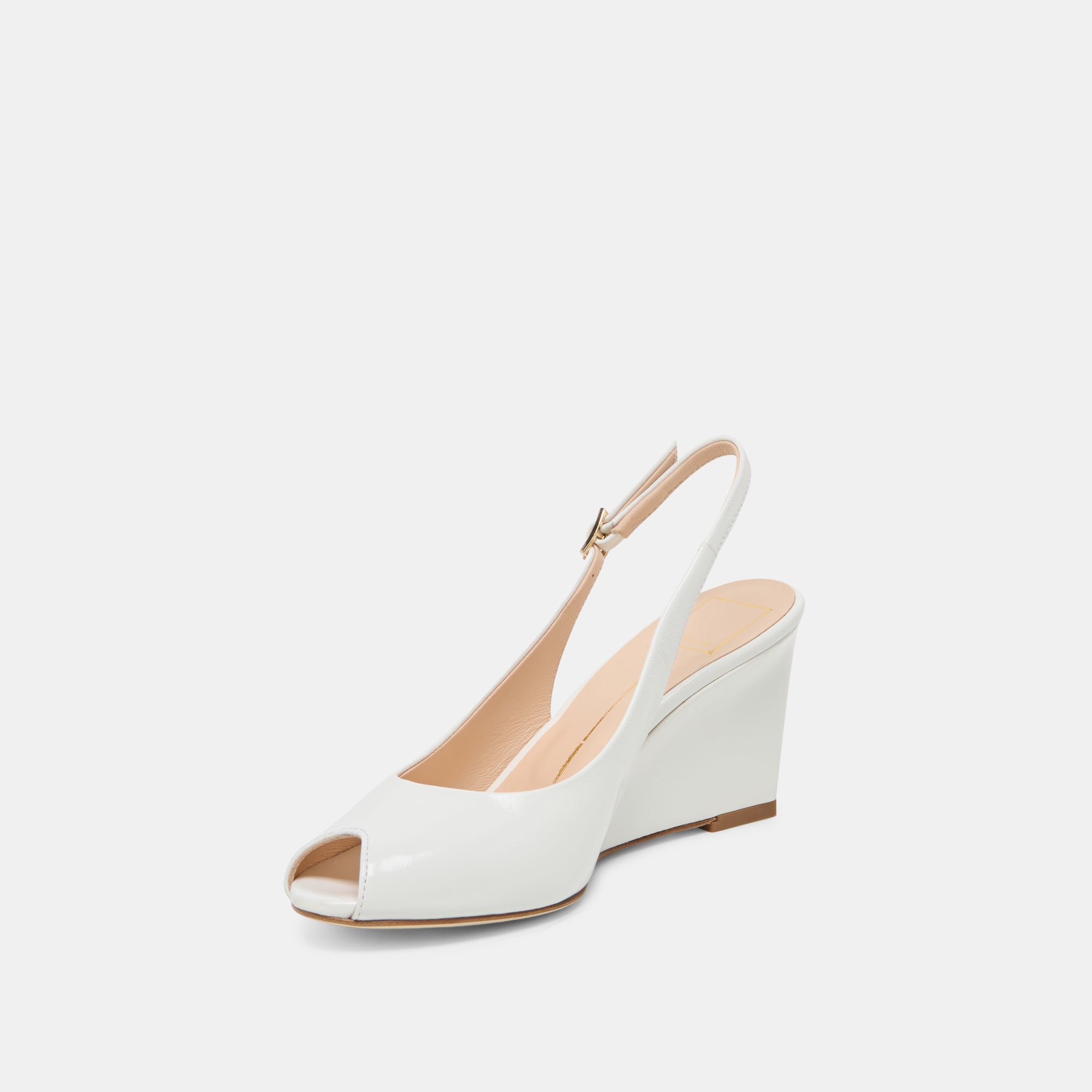 KOLA WEDGES WHITE LEATHER - Image 4