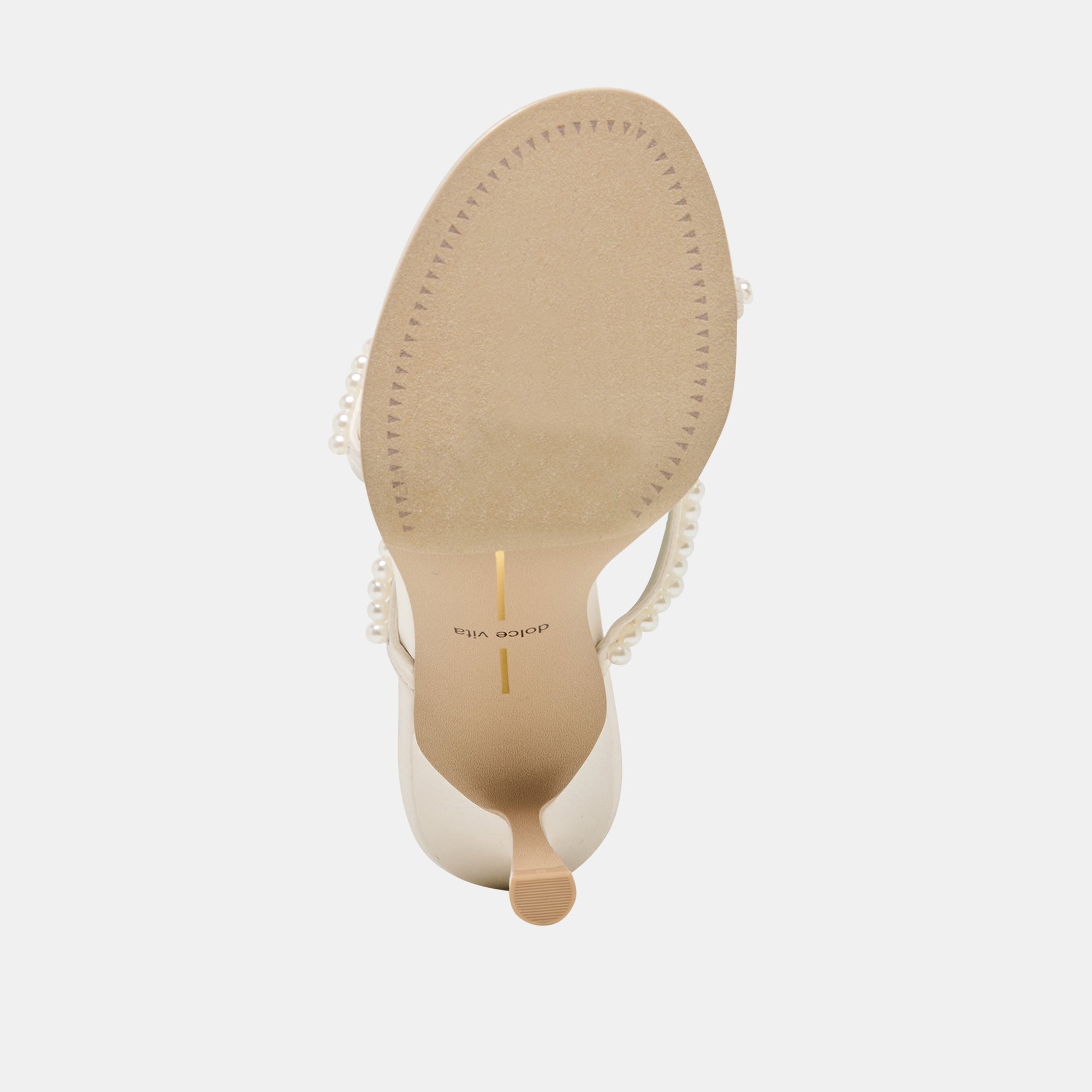 LIANO PEARL HEELS OFF WHITE SATIN - Image 13