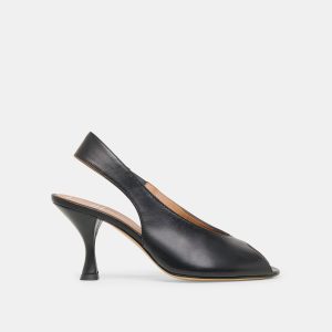 MADOW HEELS BLACK LEATHER