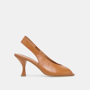 MADOW HEELS TAN LEATHER