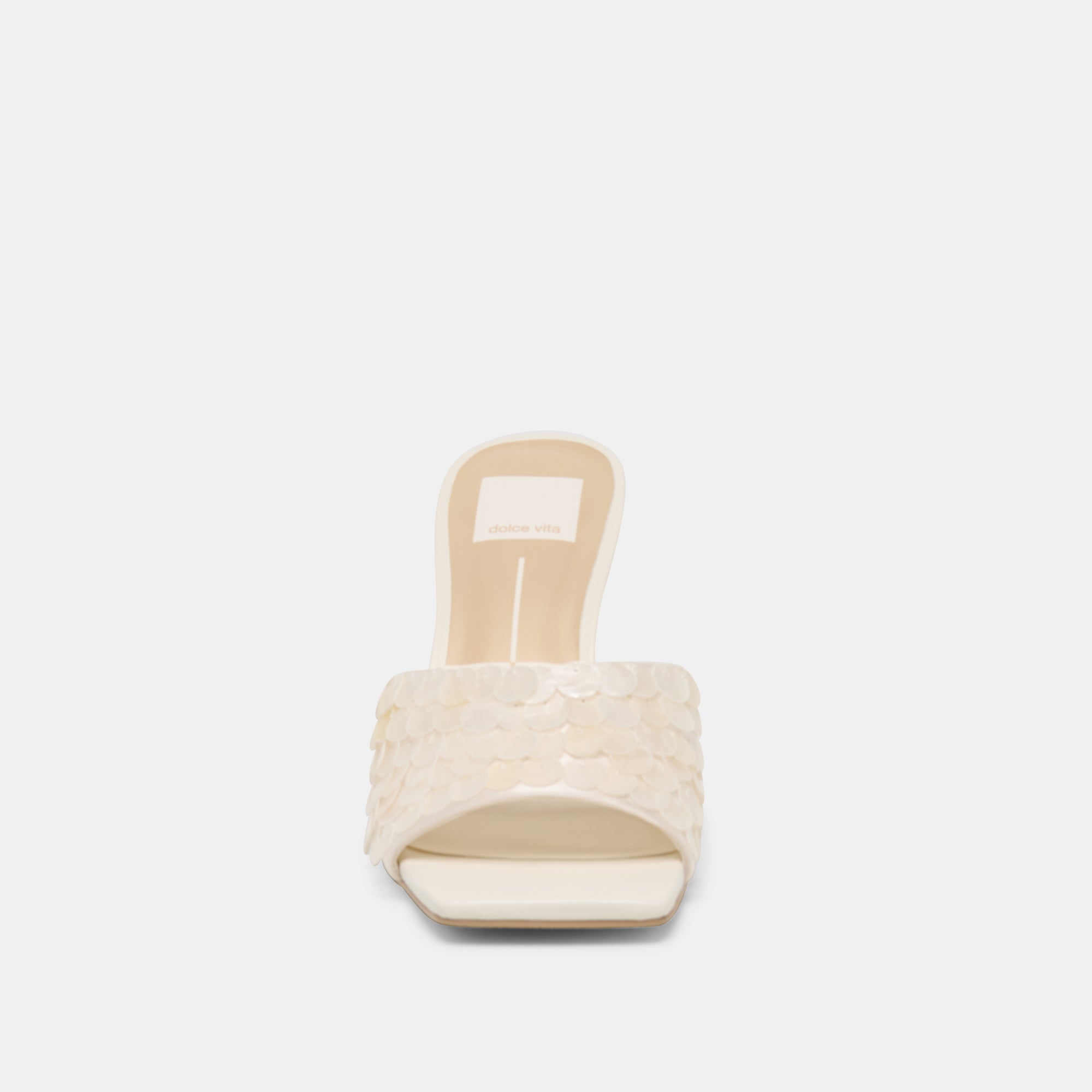 NANDY CONFETTI HEELS IVORY SEQUIN - Image 8