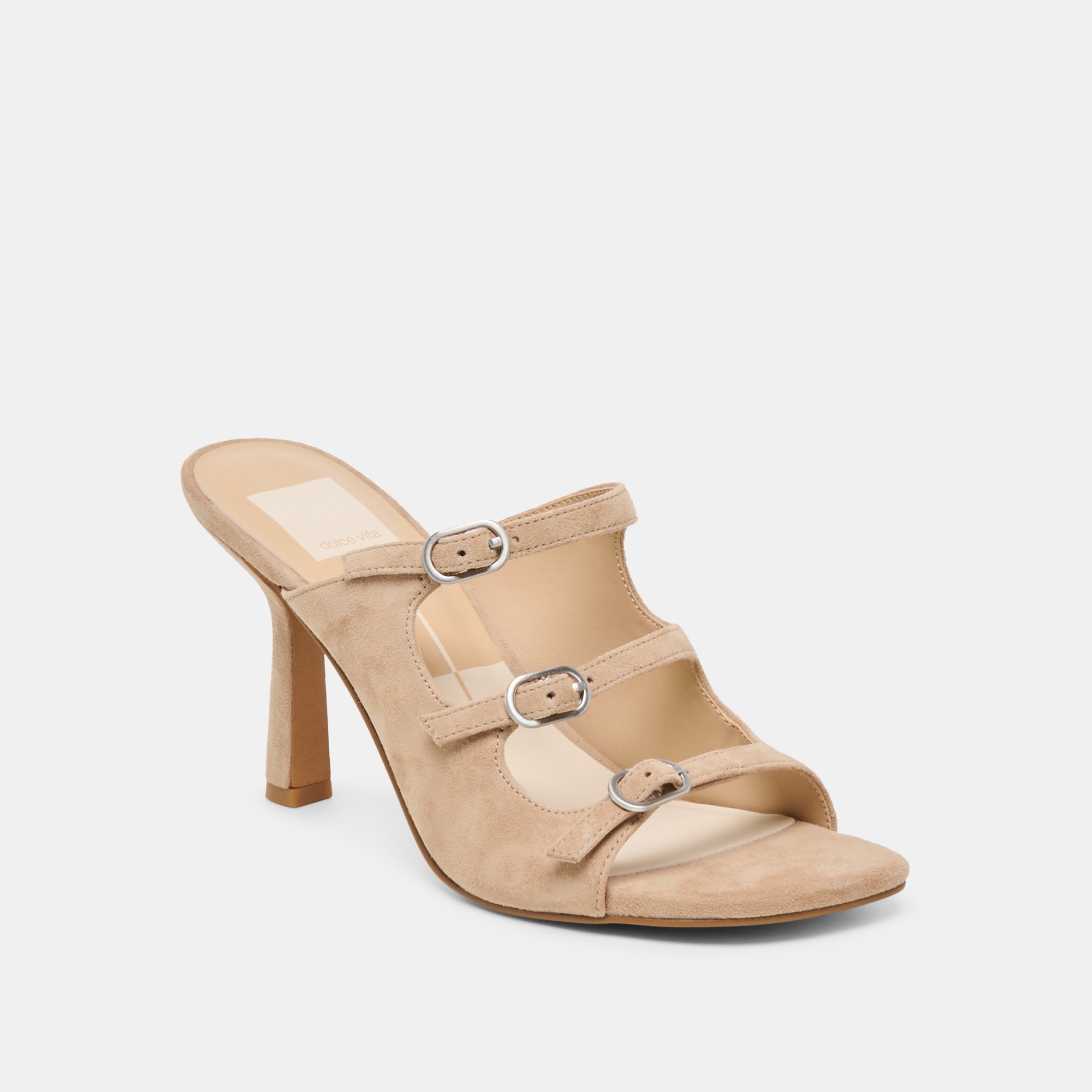 NEKO HEELS CAMEL SUEDE - Image 3