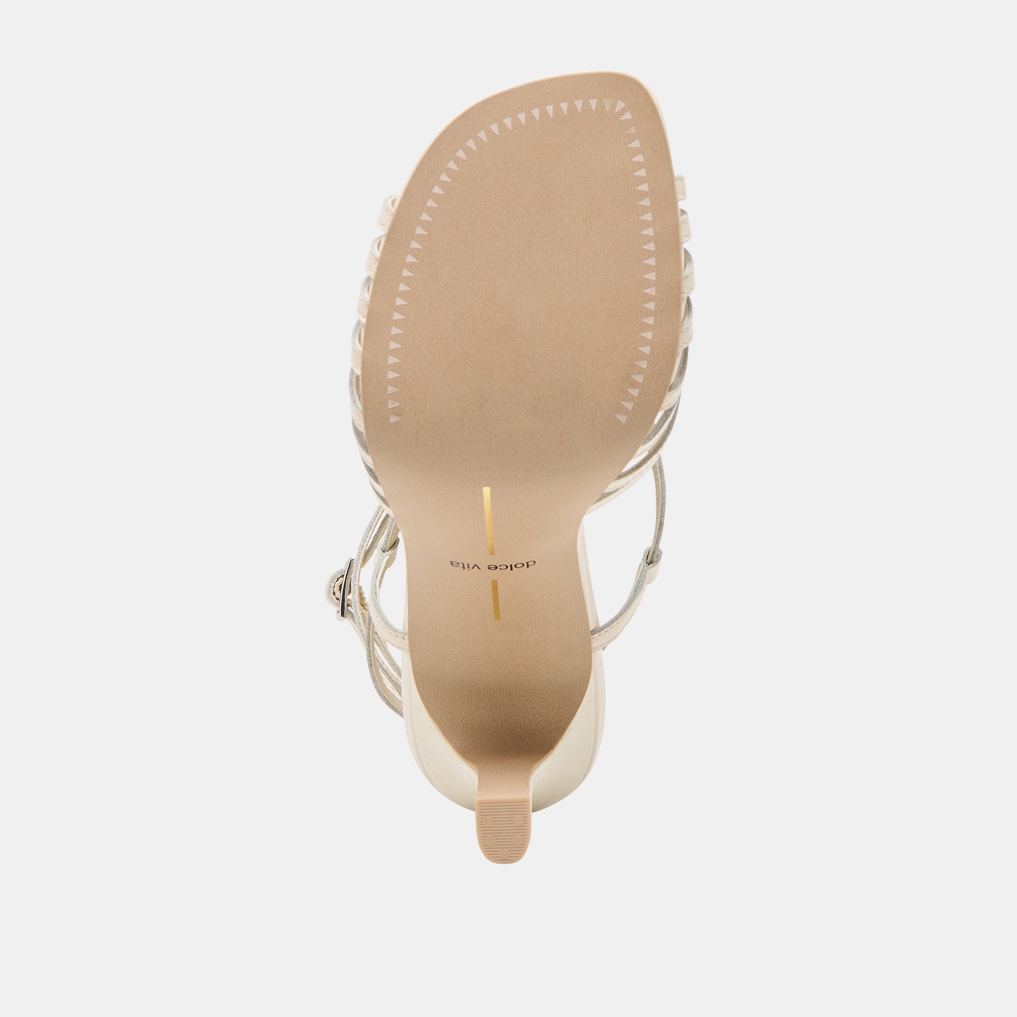 NIVANA HEELS OFF WHITE CRINKLE PATENT - Image 9