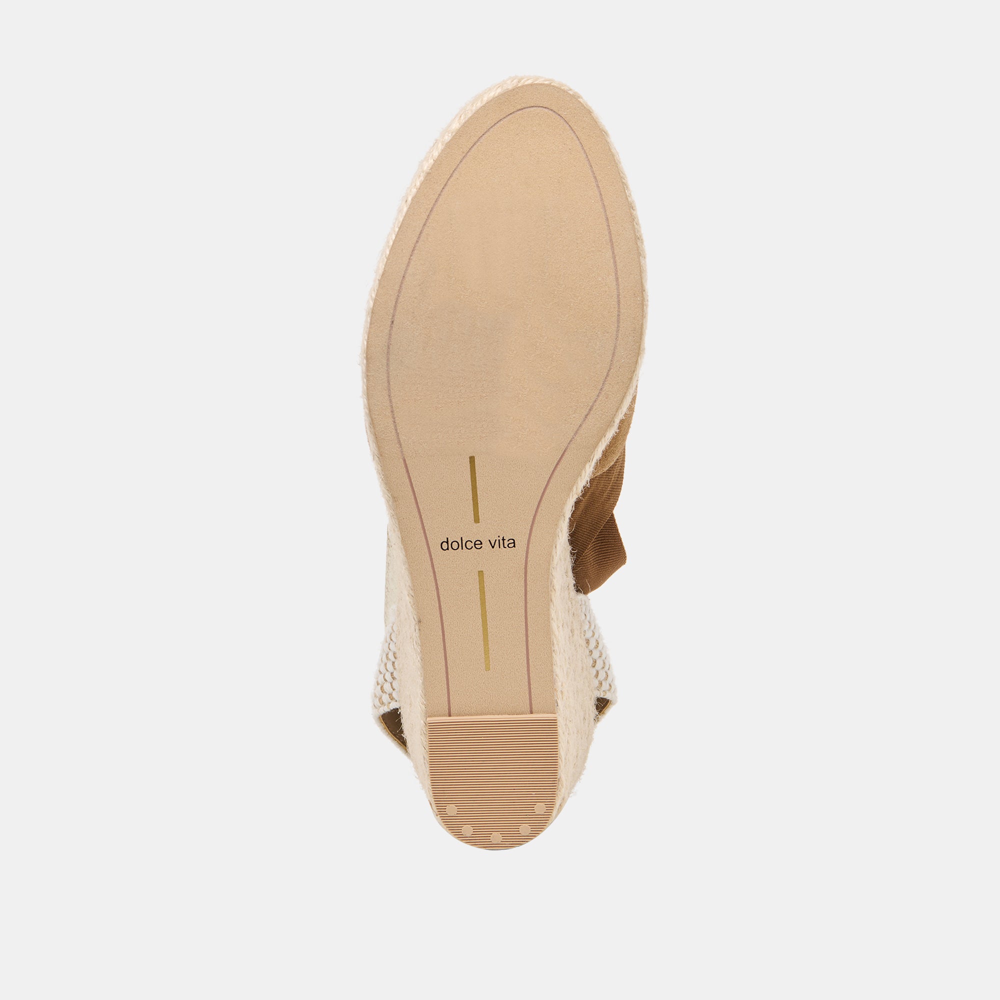 NOURA WEDGES LT BROWN SUEDE - Image 13
