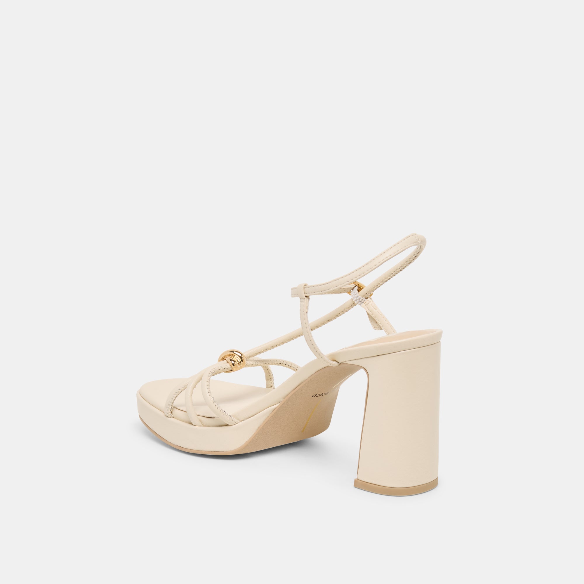 ODETE HEELS CREME LEATHER - Image 5