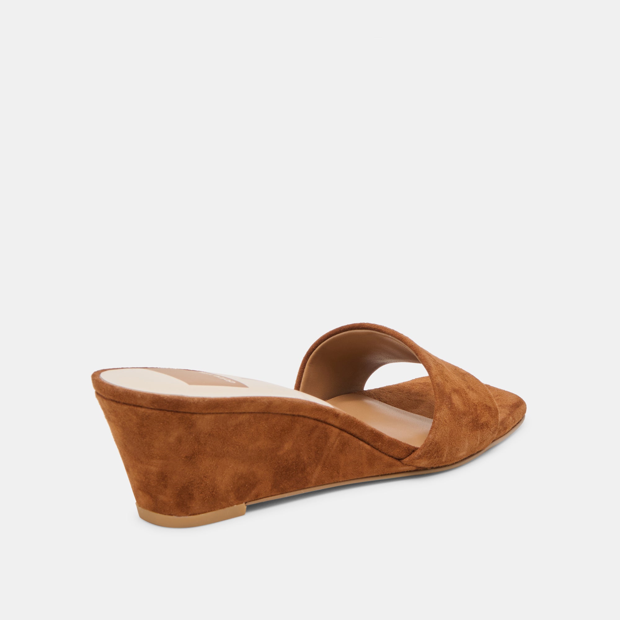 QAILY WIDE WEDGES BROWN SUEDE - Image 3