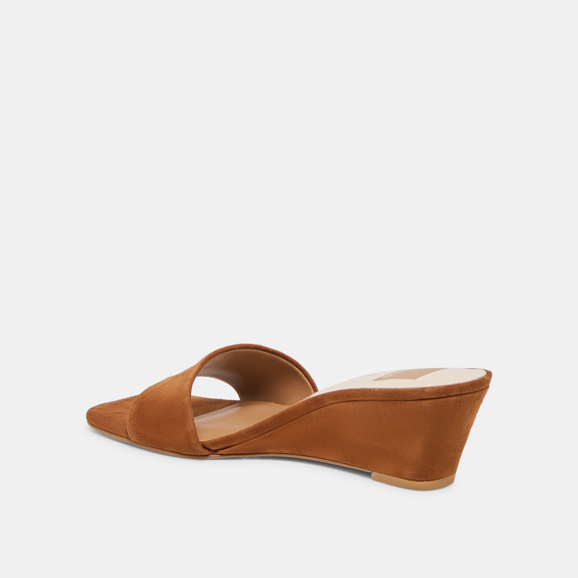 QAILY WIDE WEDGES BROWN SUEDE - Image 5