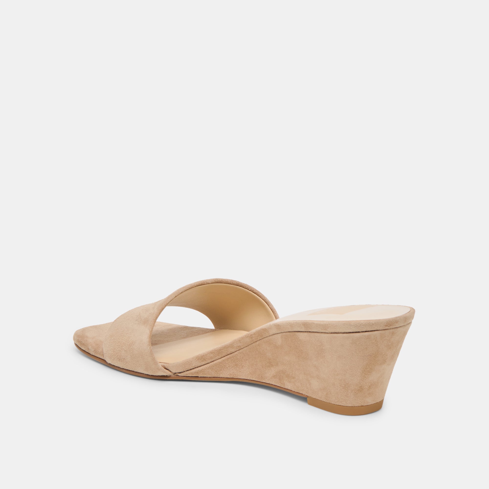 QAILY WIDE WEDGES CAMEL SUEDE - Image 5