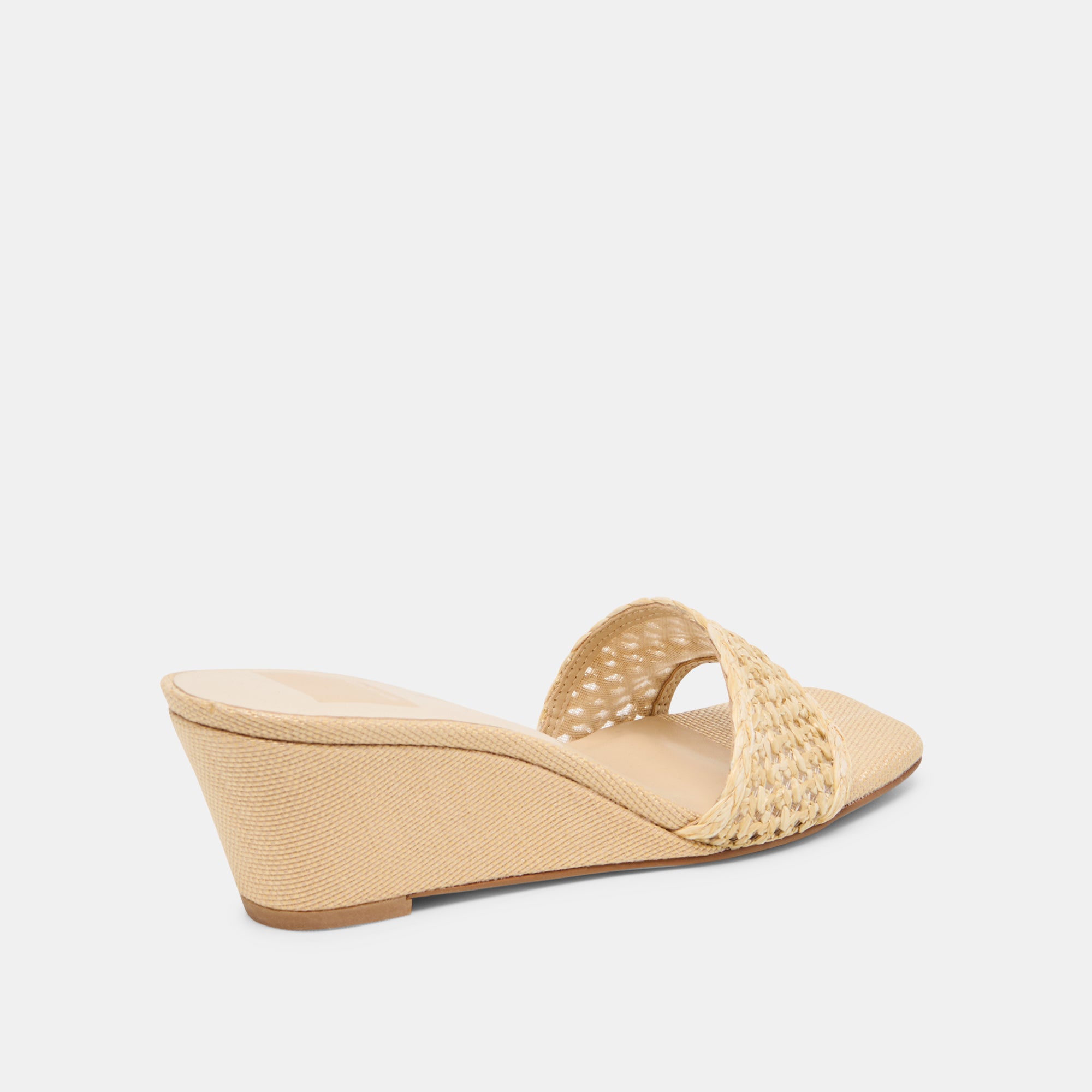 QAILY WIDE WEDGES LT NATURAL RAFFIA - Image 3