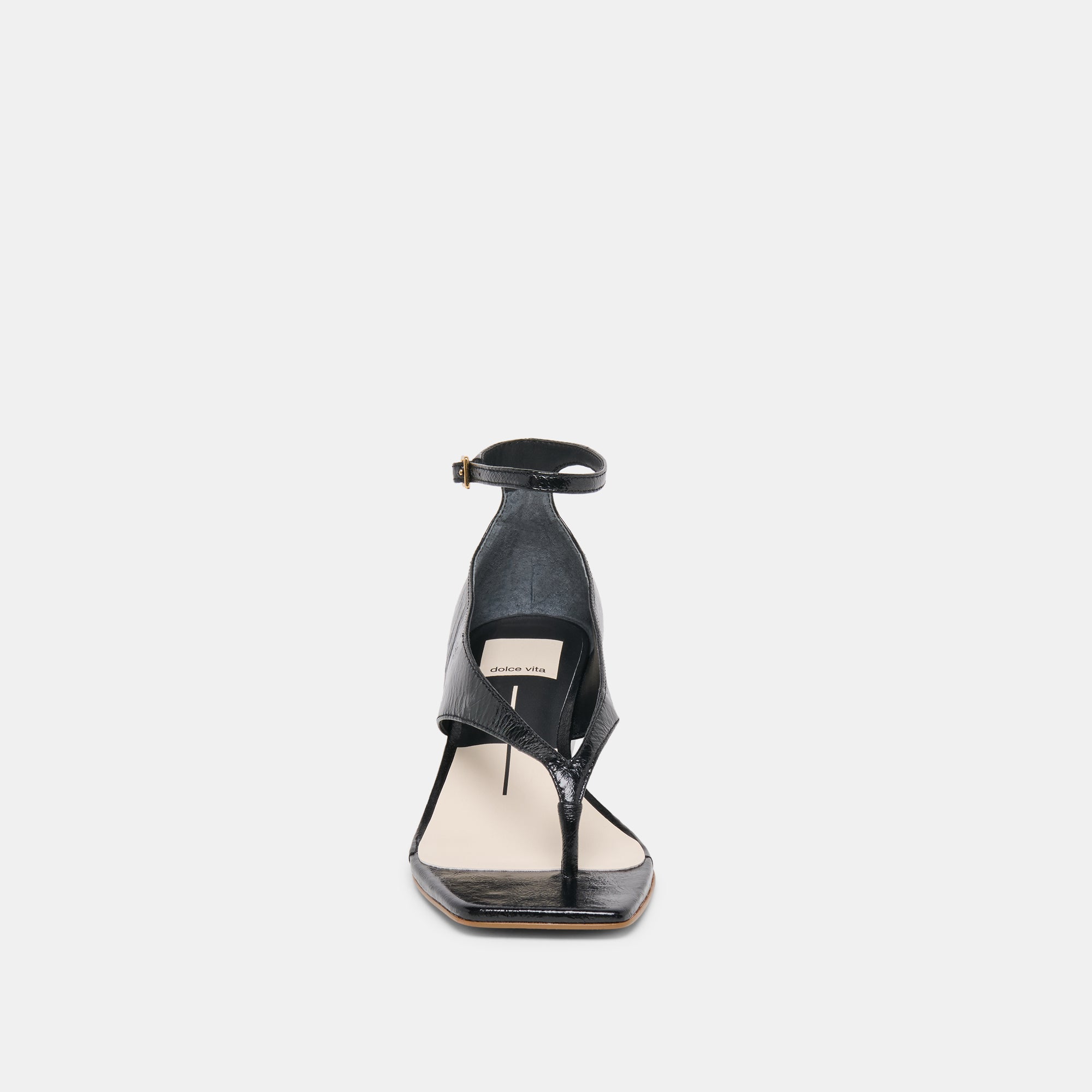 QUINNY WEDGES BLACK LEATHER - Image 8