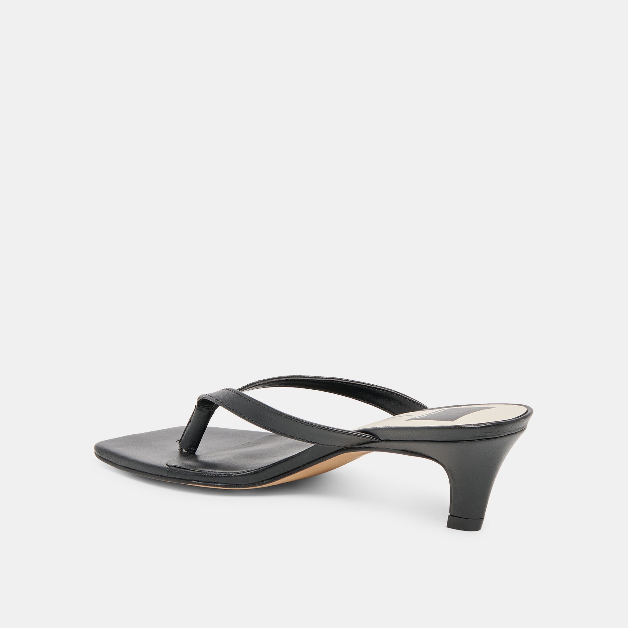 RAMIA HEELS BLACK LEATHER - Image 7