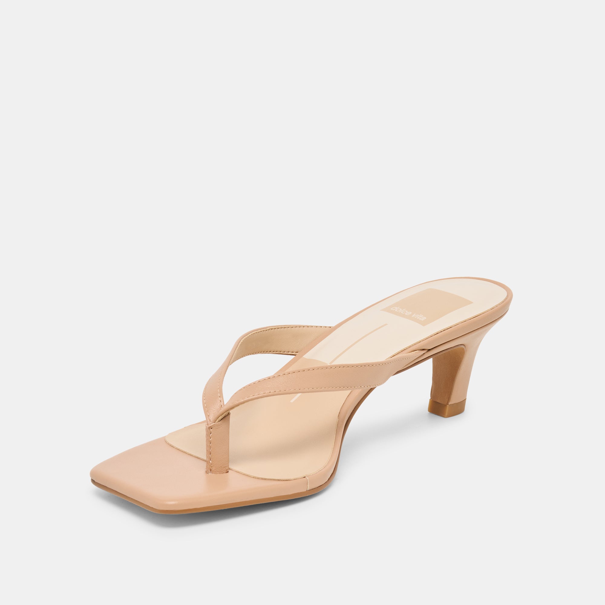 RAMIA HEELS CAFE LEATHER - Image 6