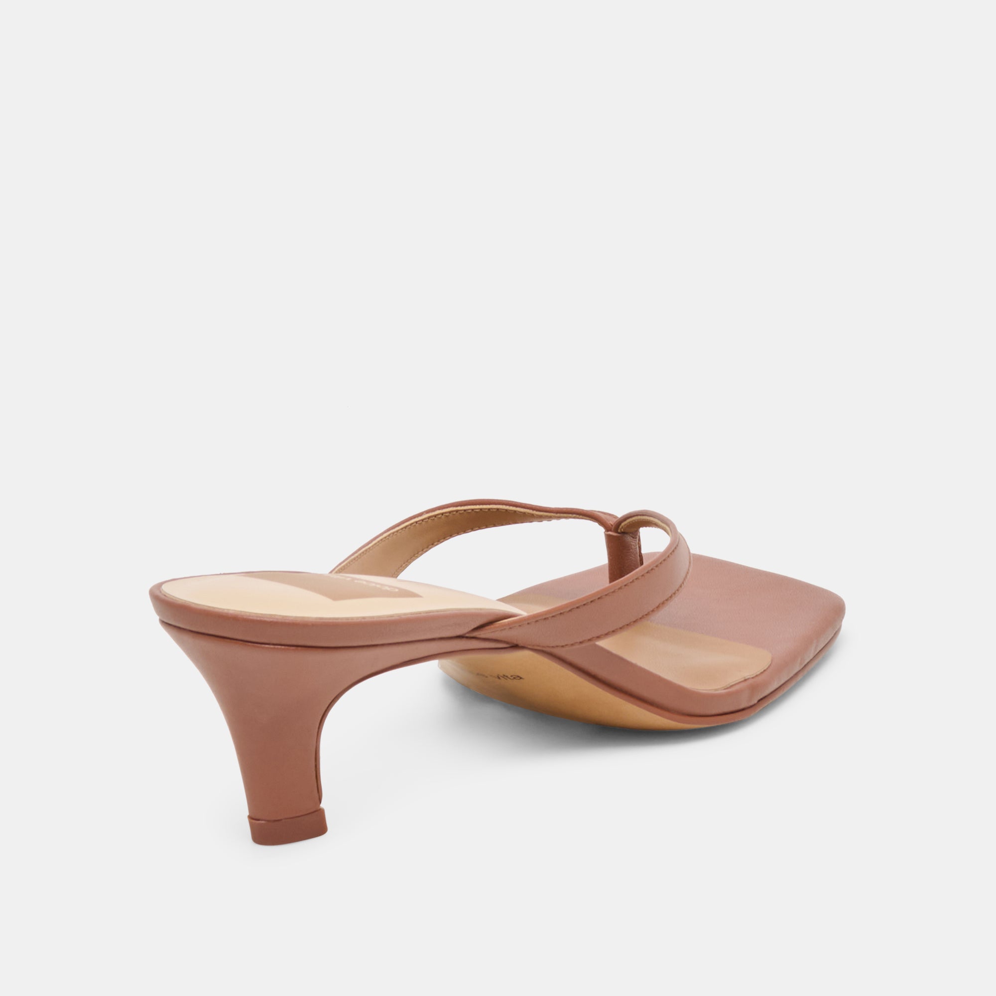 RAMIA HEELS COGNAC LEATHER - Image 5