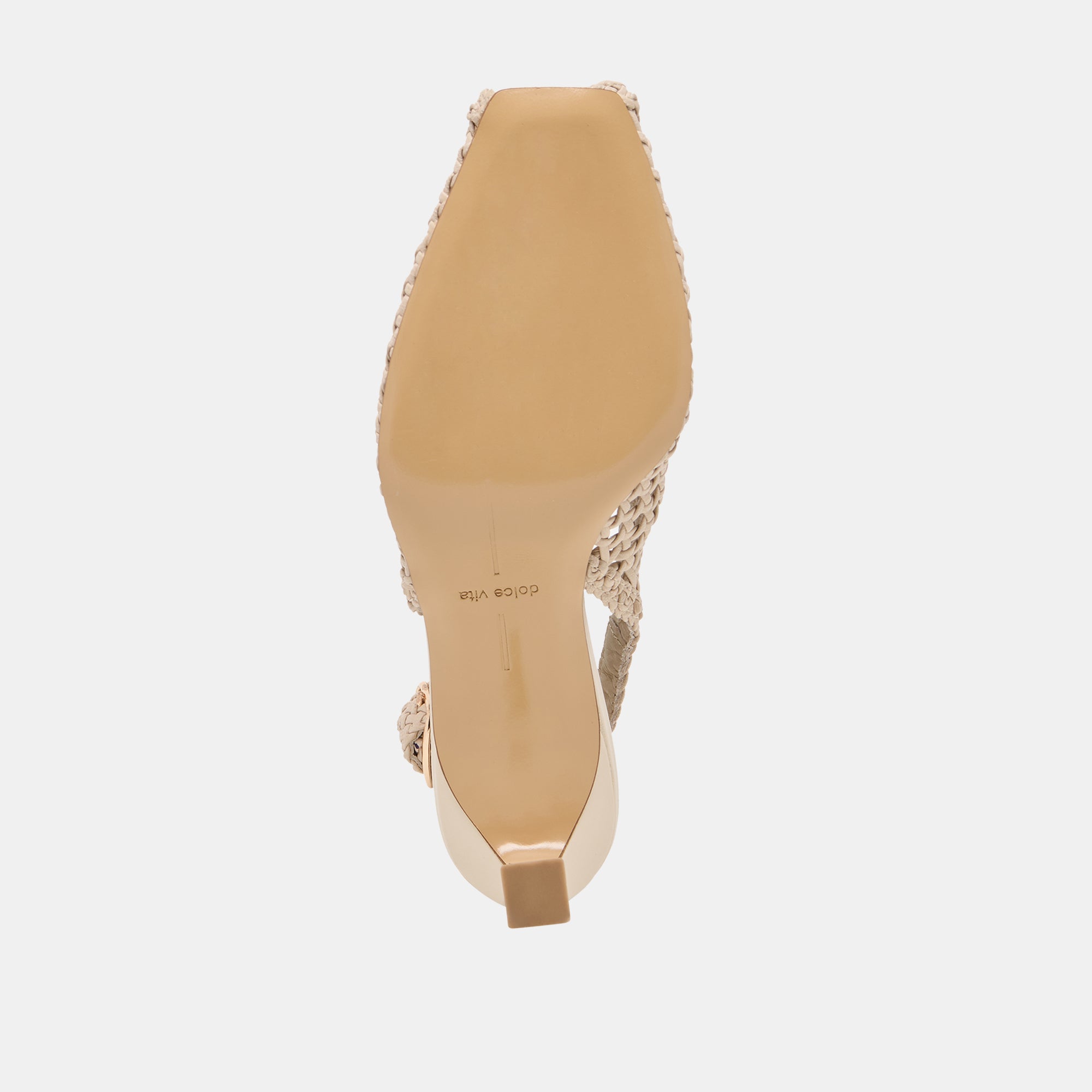 REMLA HEELS BONE WOVEN LEATHER - Image 10