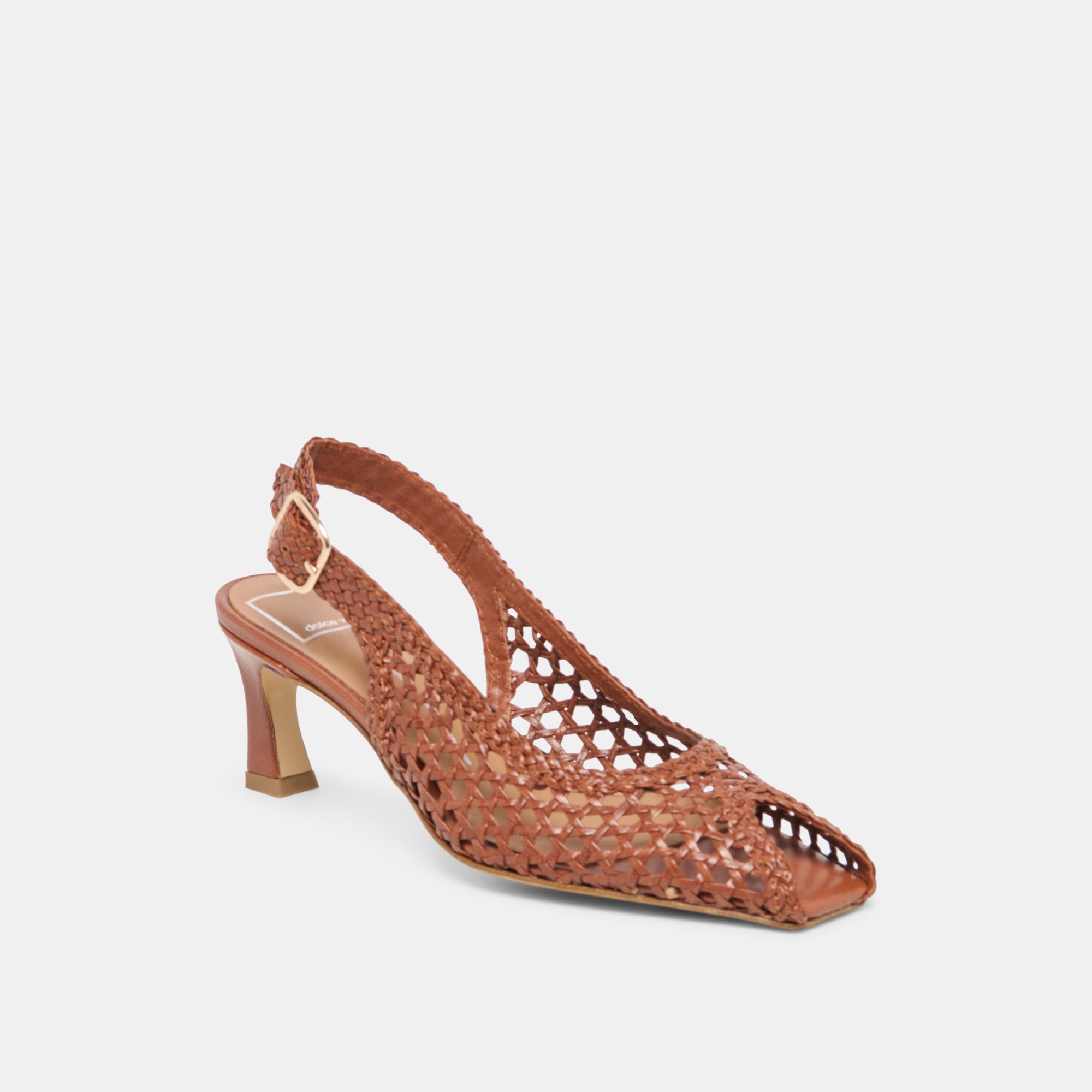 REMLA HEEL TAN WOVEN LEATHER - Image 2