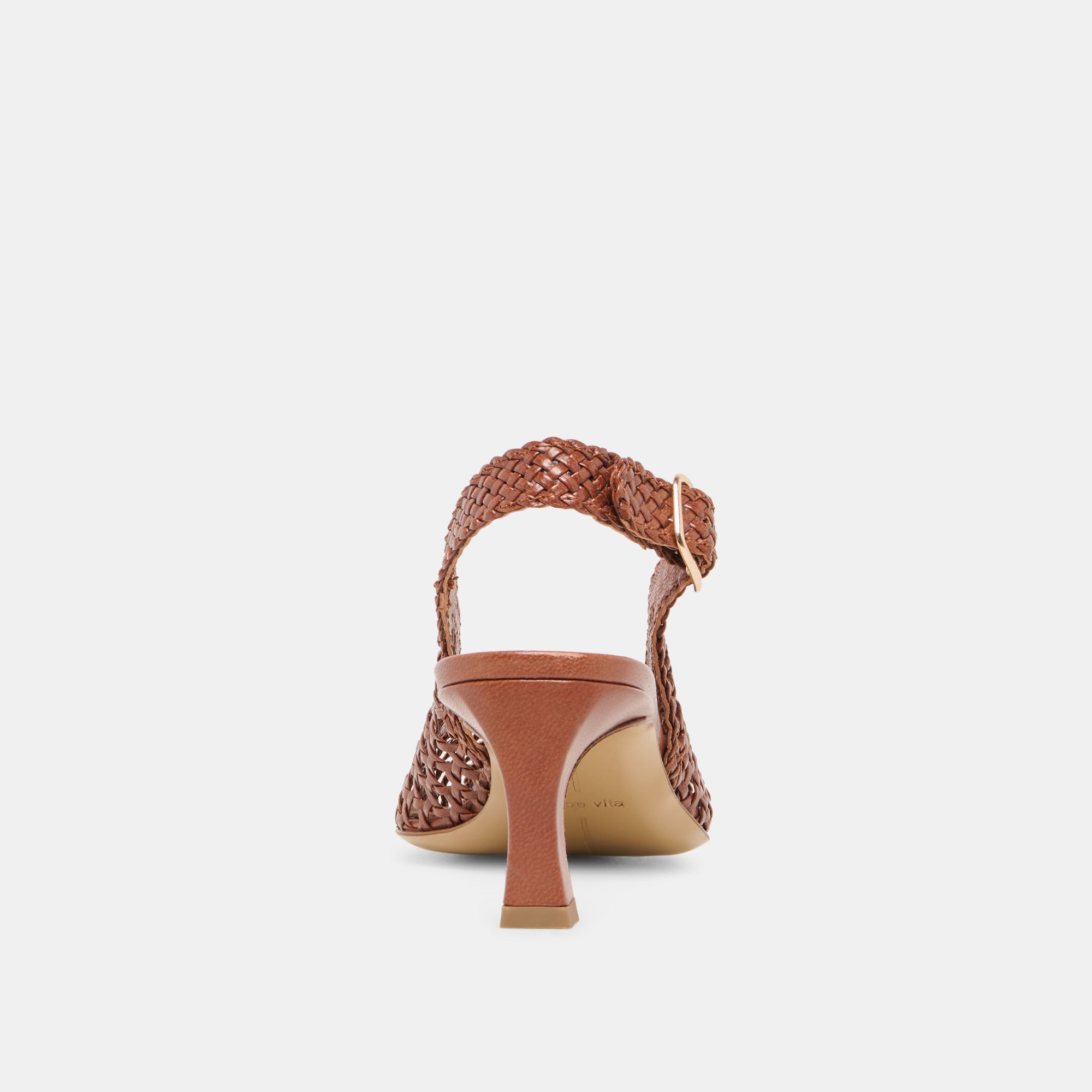 REMLA HEEL TAN WOVEN LEATHER - Image 8