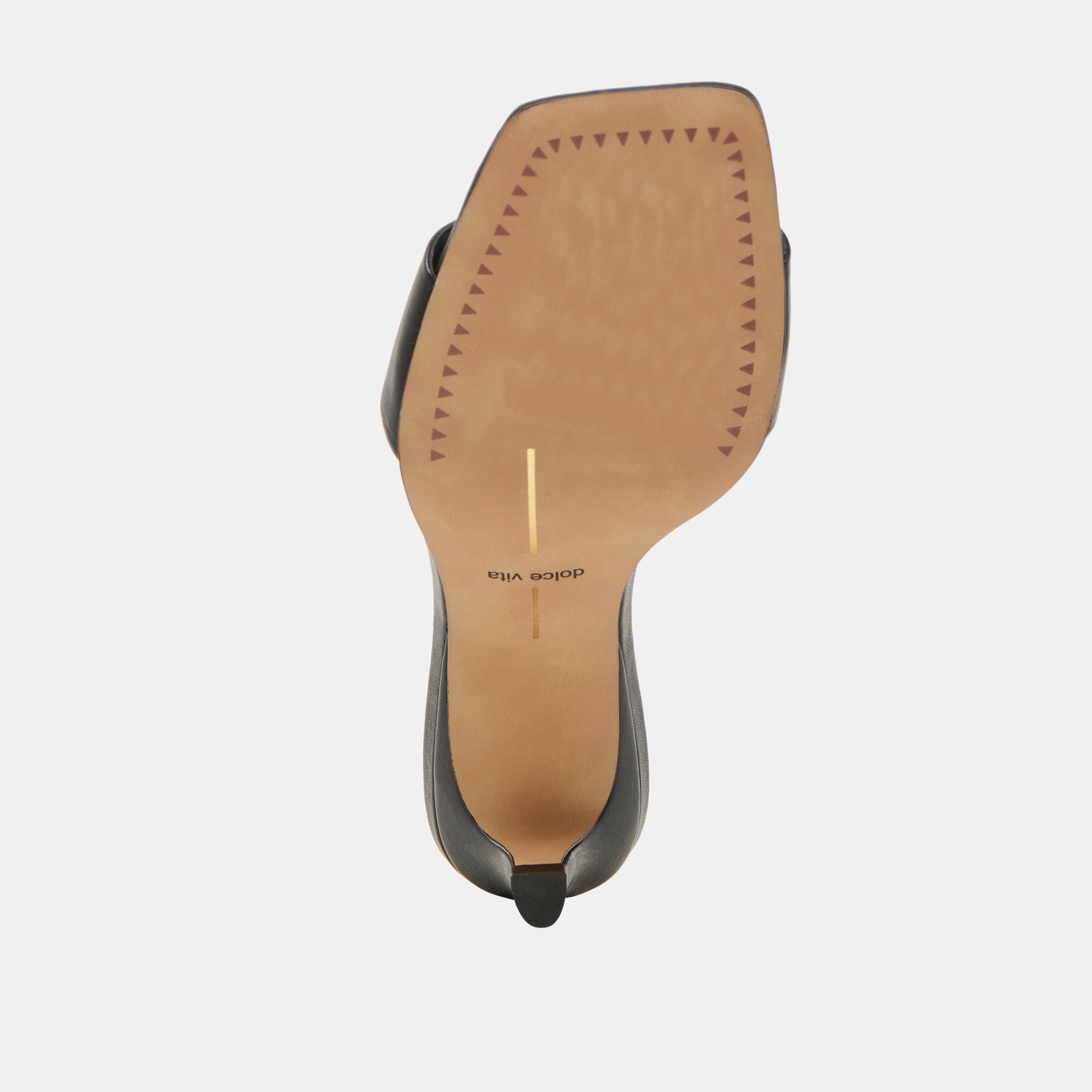 REXA WIDE HEELS BLACK LEATHER - Image 9