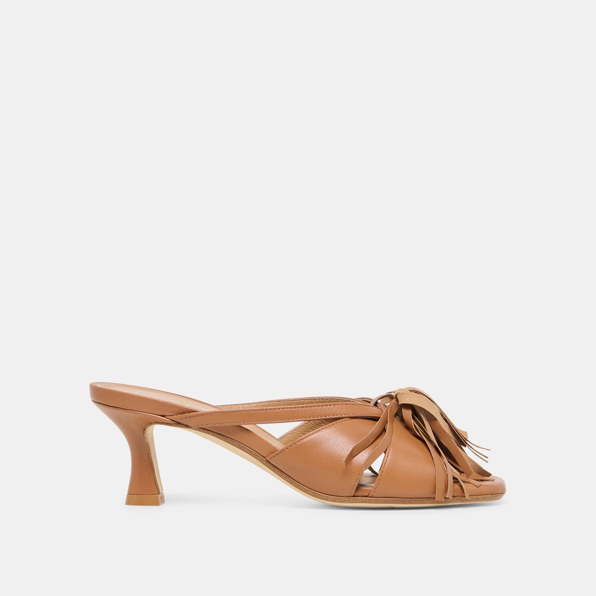 ROSALY HEELS CHESTNUT LEATHER