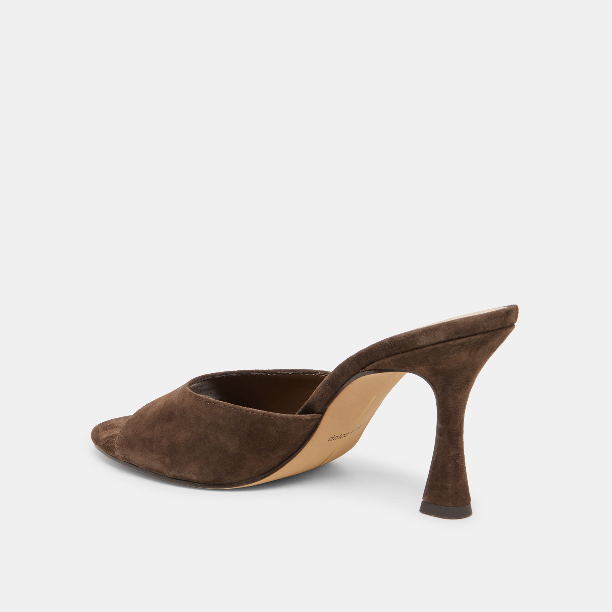 ROSHA HEELS DK BROWN SUEDE - Image 5