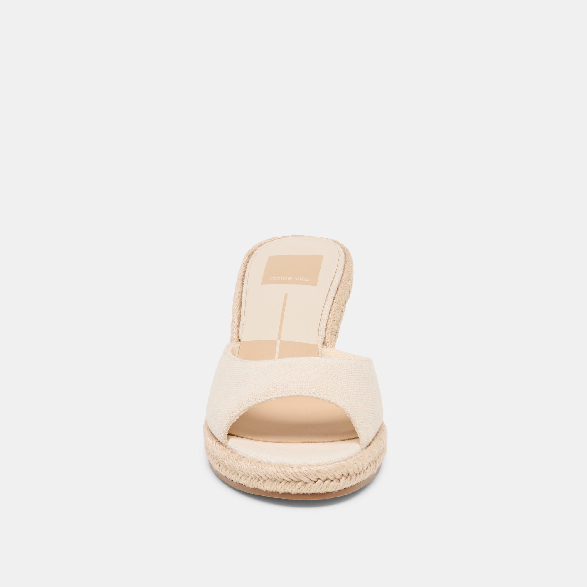 VAYA WEDGES ECRU LINEN - Image 8
