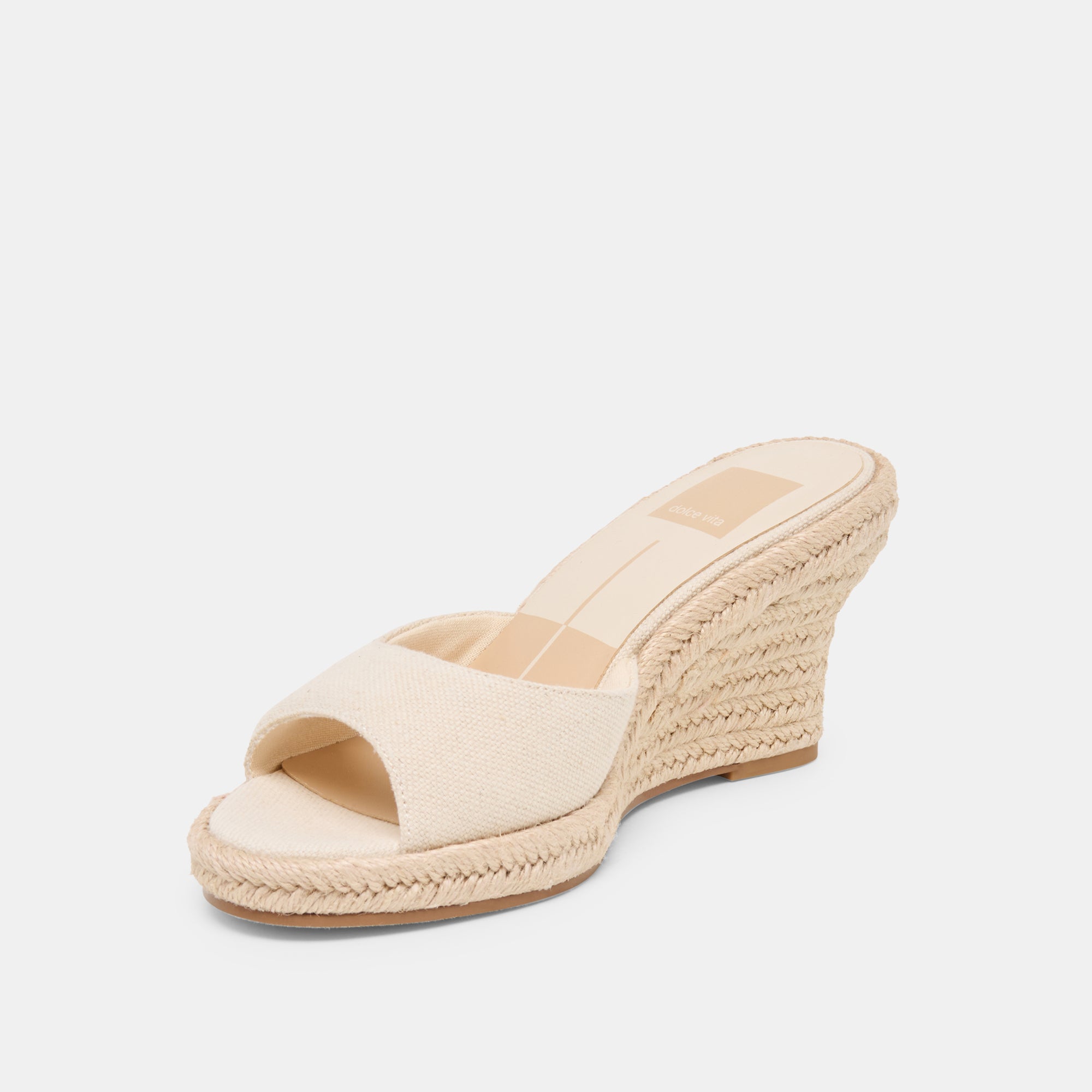 VAYA WEDGES ECRU LINEN - Image 6