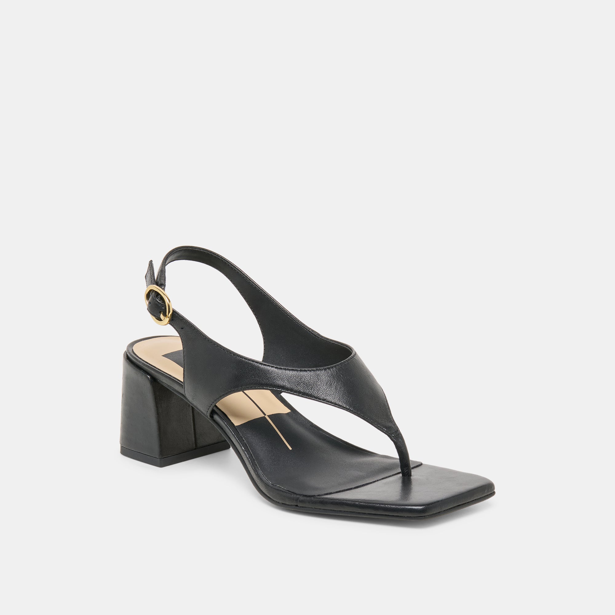 YVES HEELS BLACK LEATHER - Image 2