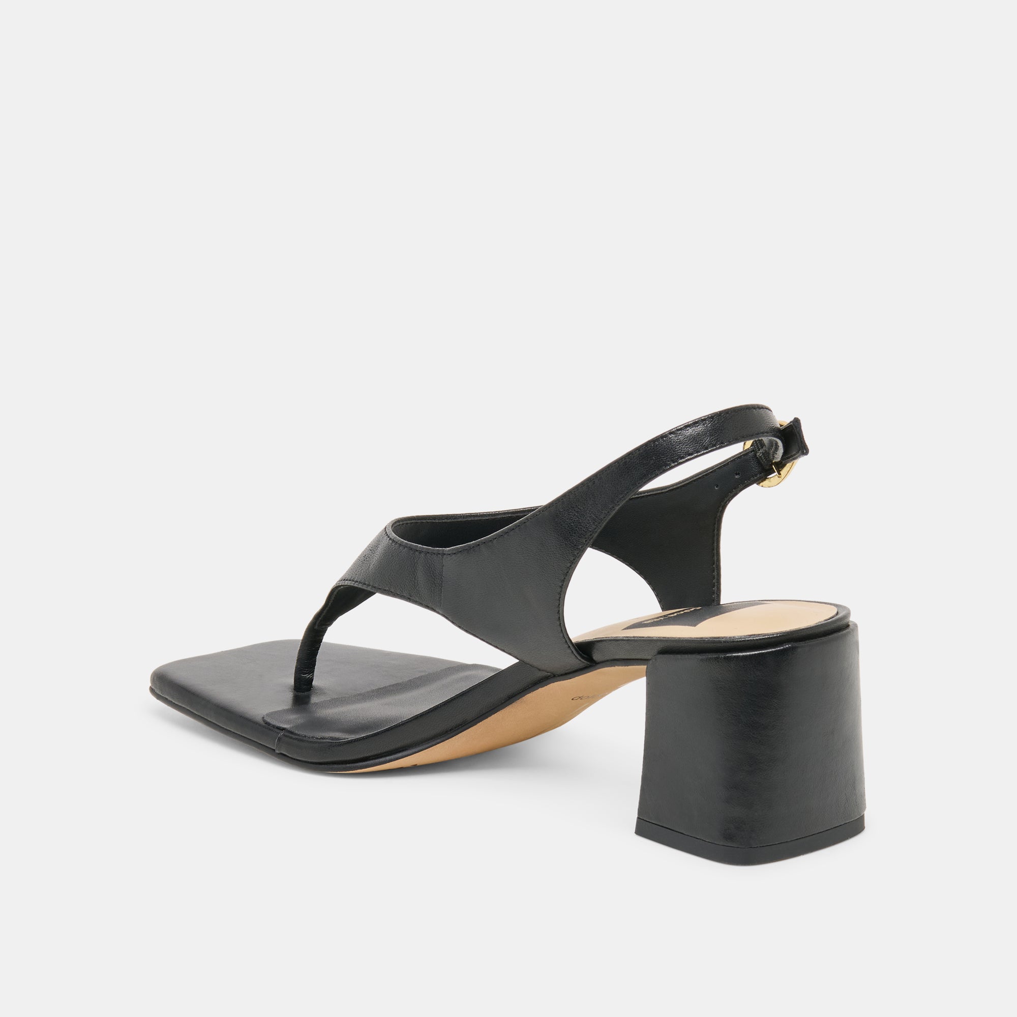 YVES HEELS BLACK LEATHER - Image 5