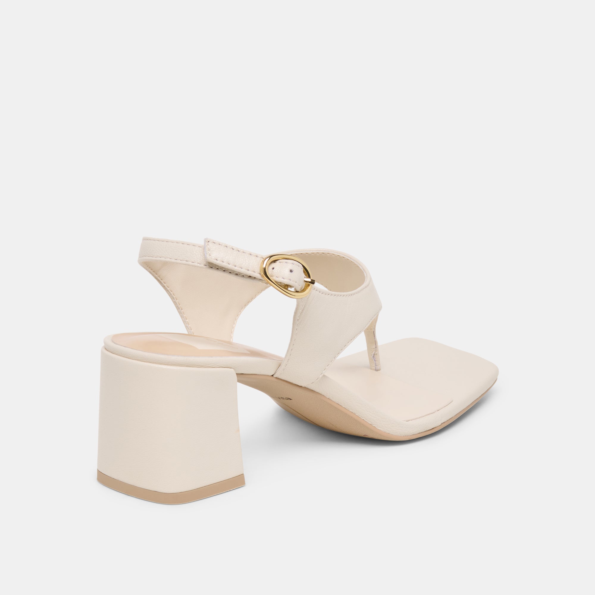 YVES HEELS IVORY LEATHER - Image 3