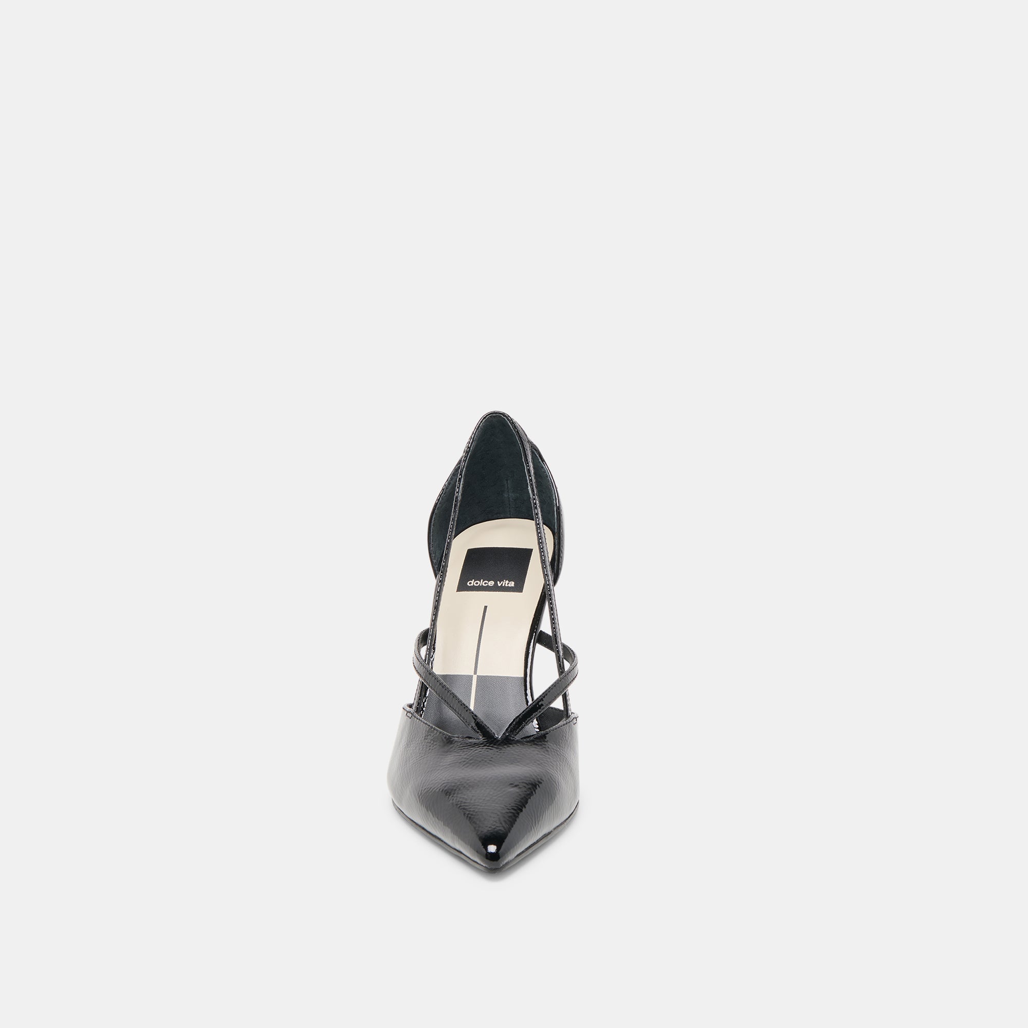 KAINE HEELS MIDNIGHT CRINKLE PATENT LEATHER - Image 6