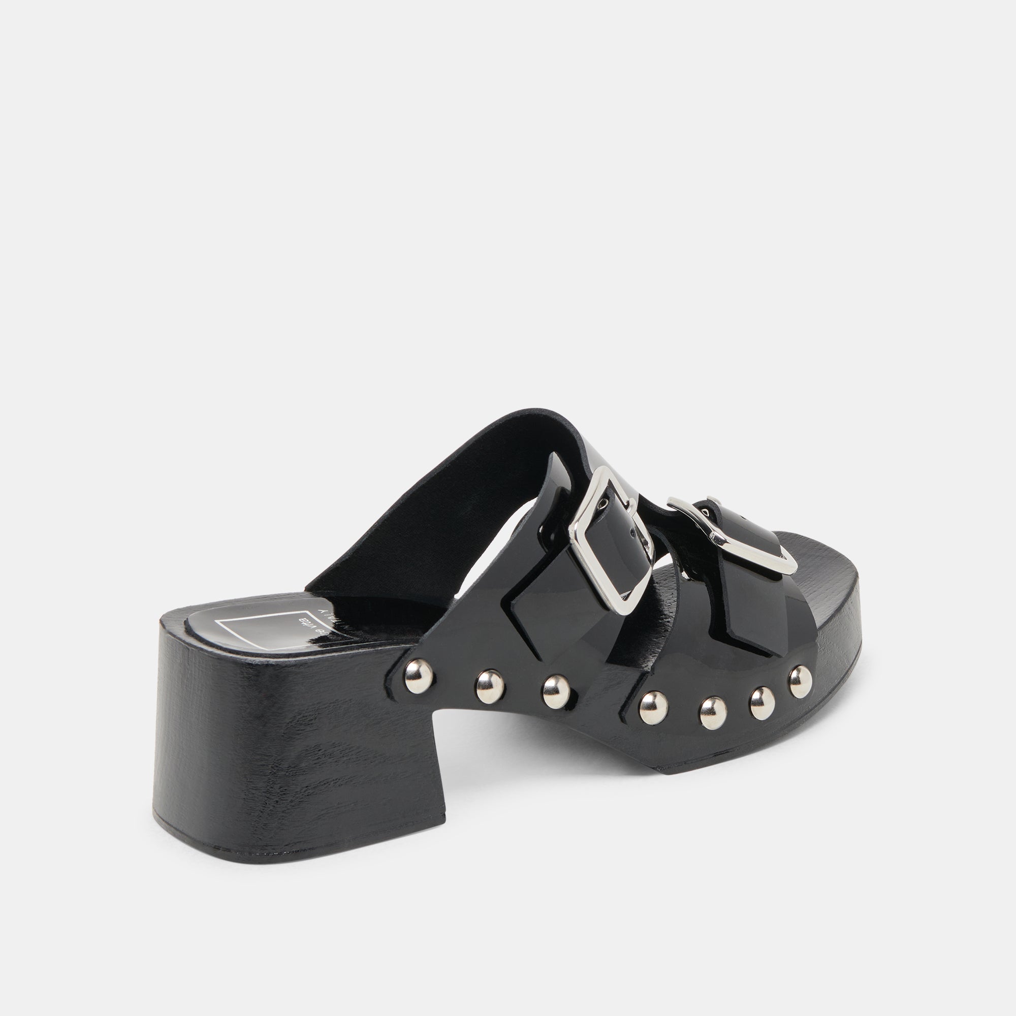 MELODY HEELS BLACK LEATHER - Image 3