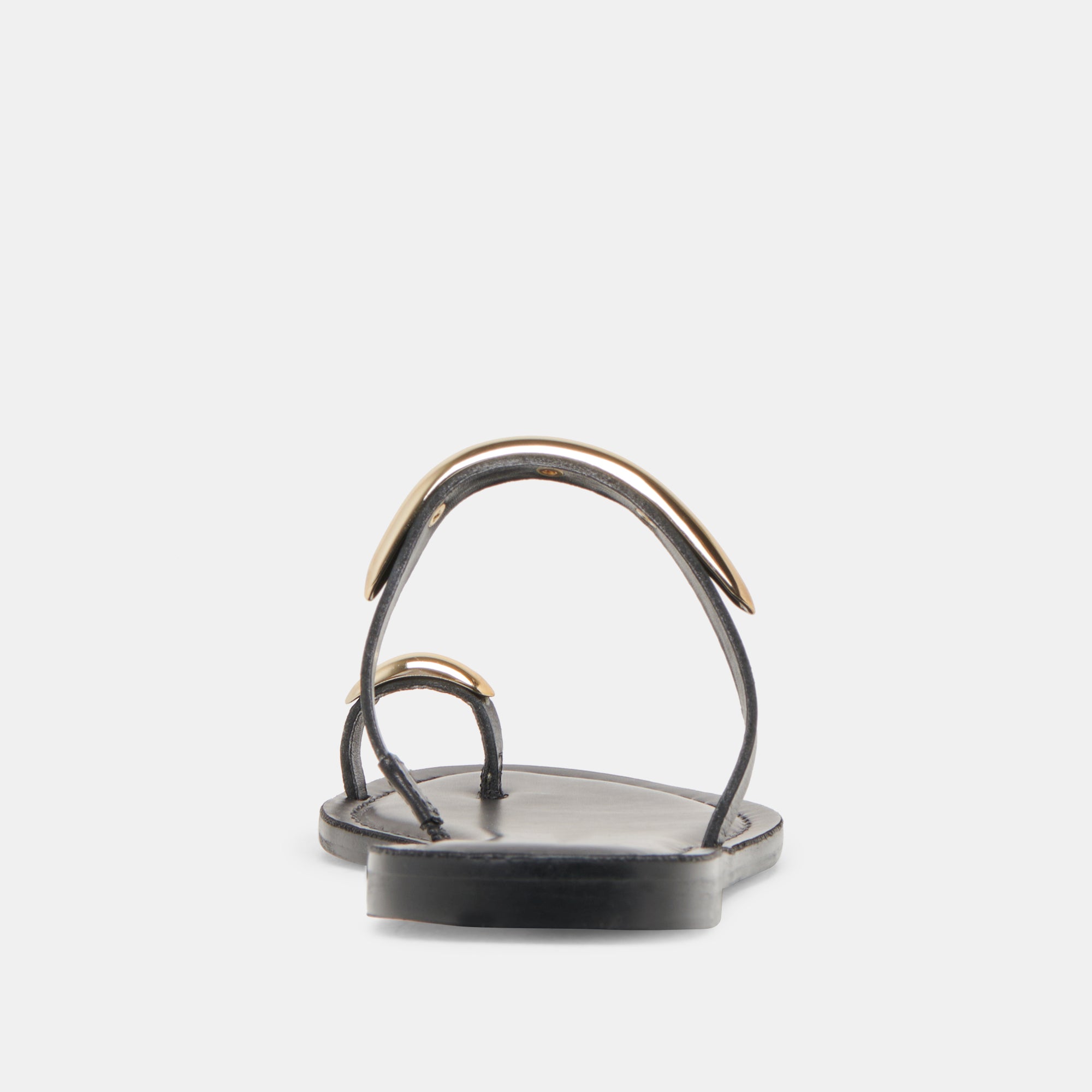WINK WIDE SANDALS BLACK LEATHER - Image 7