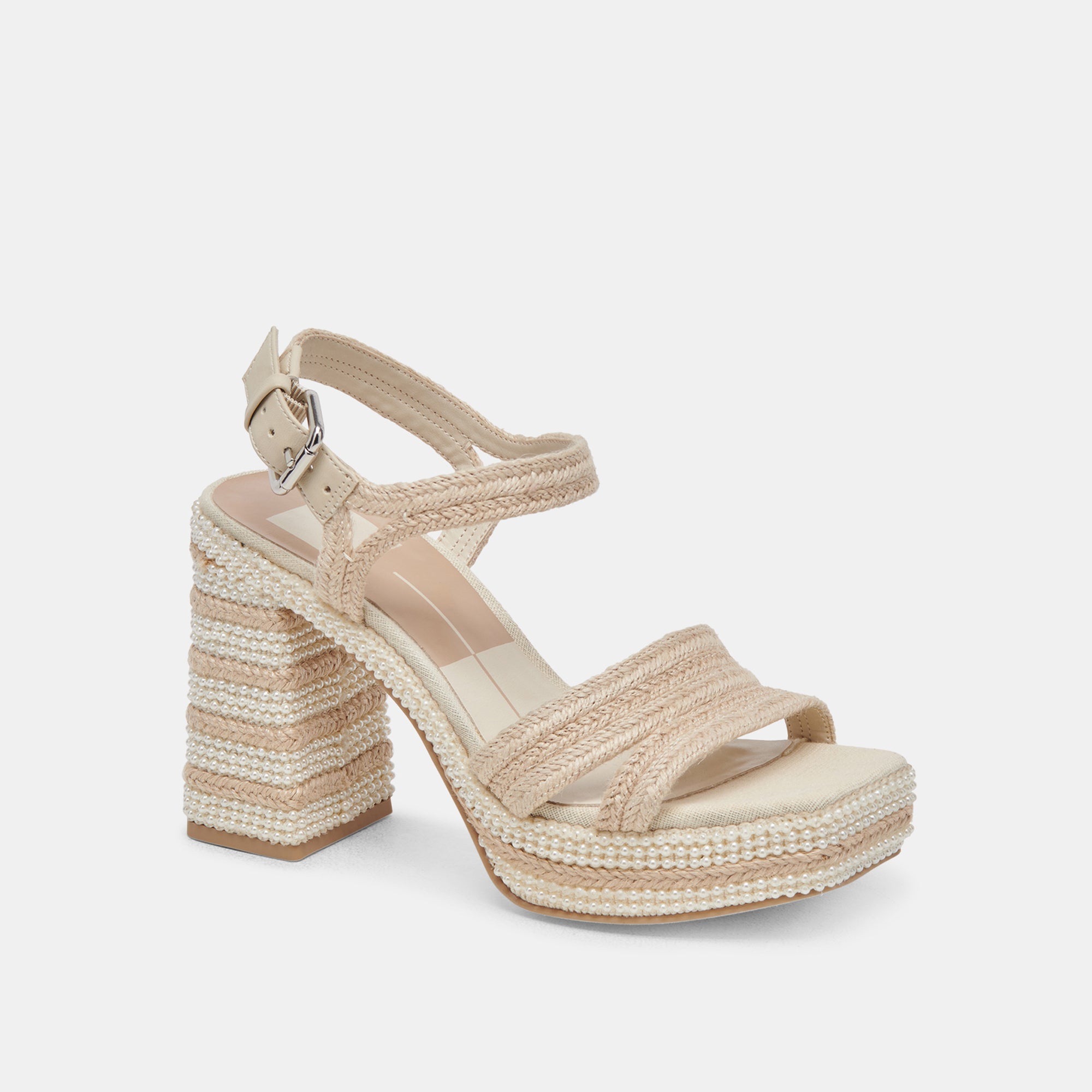 ANIRA PEARL HEELS IVORY PEARLS - Image 5