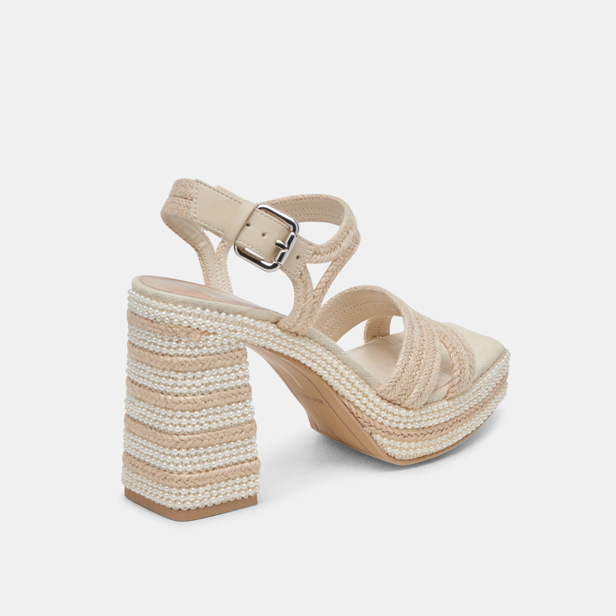 ANIRA PEARL HEELS IVORY PEARLS - Image 7