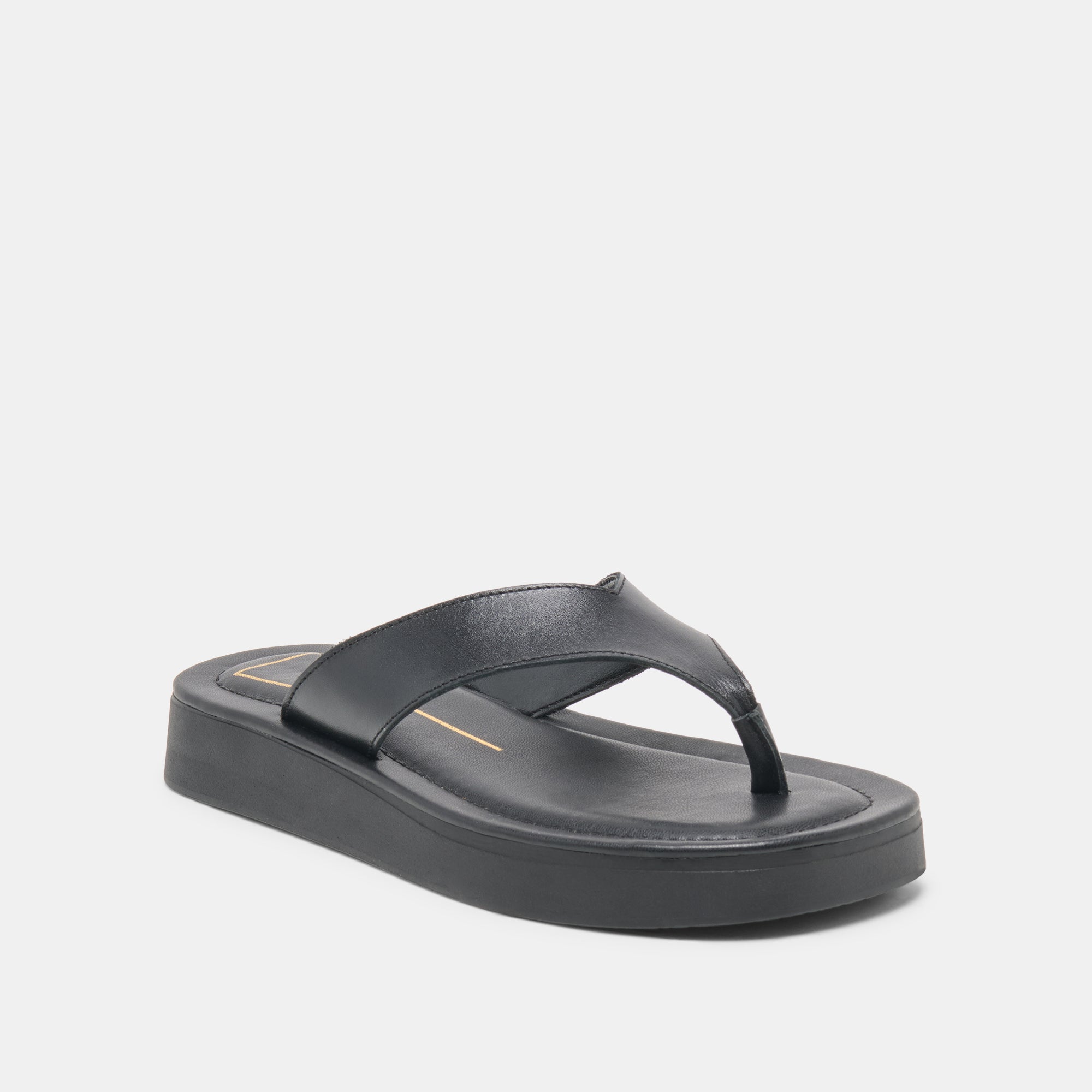 BLAYZE SANDALS BLACK LEATHER - Image 2