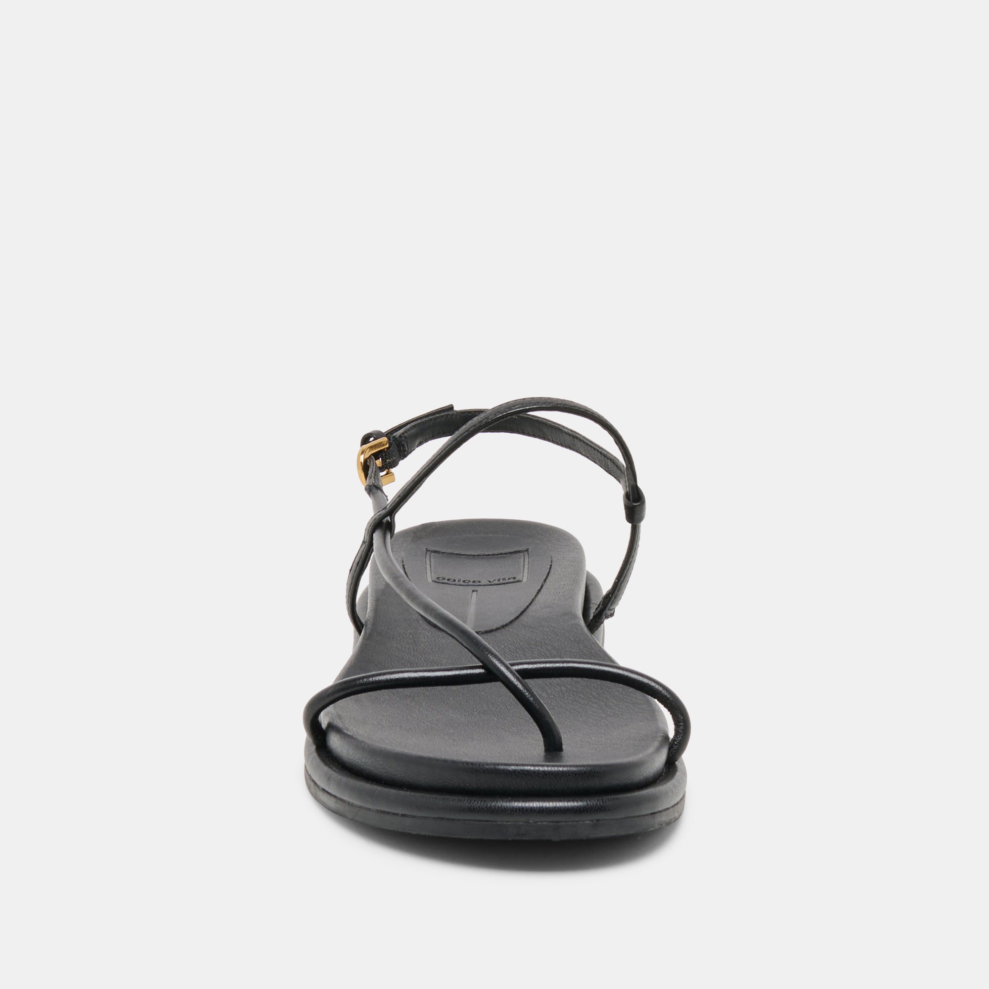 DOM SANDALS BLACK LEATHER - Image 6