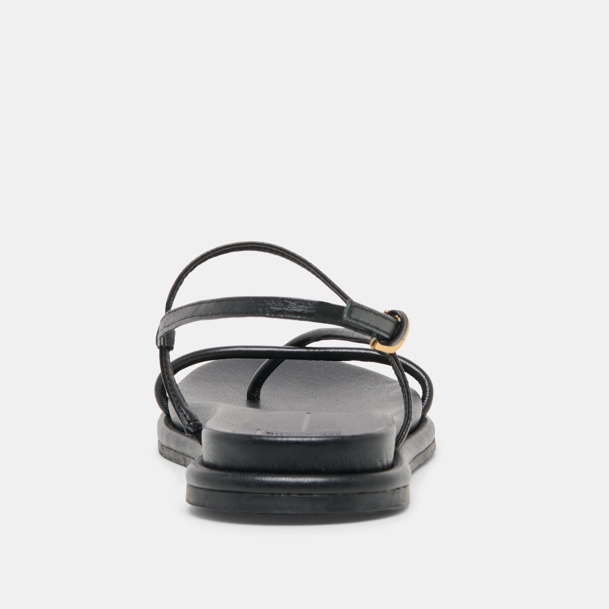 DOM SANDALS BLACK LEATHER - Image 7