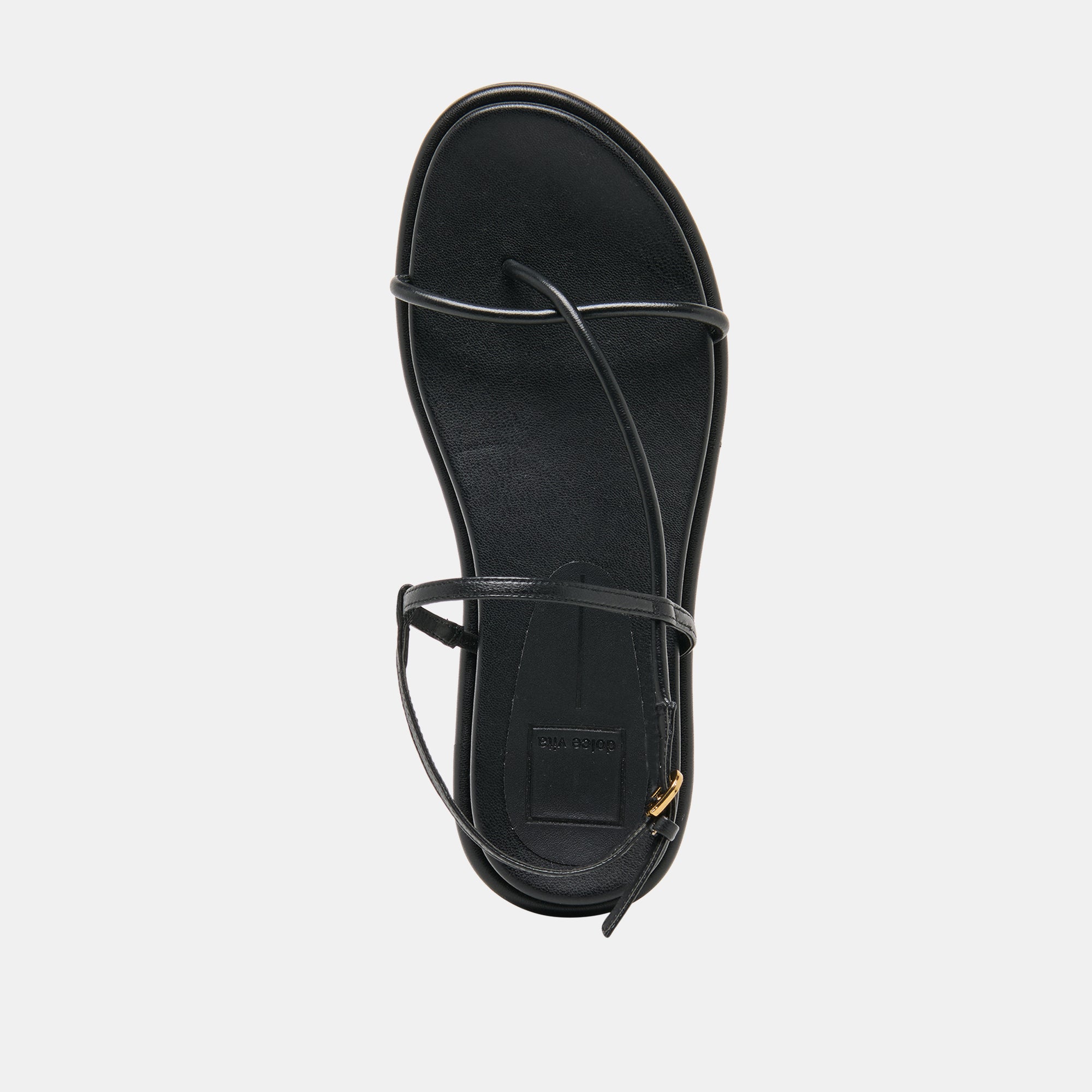 DOM SANDALS BLACK LEATHER - Image 8