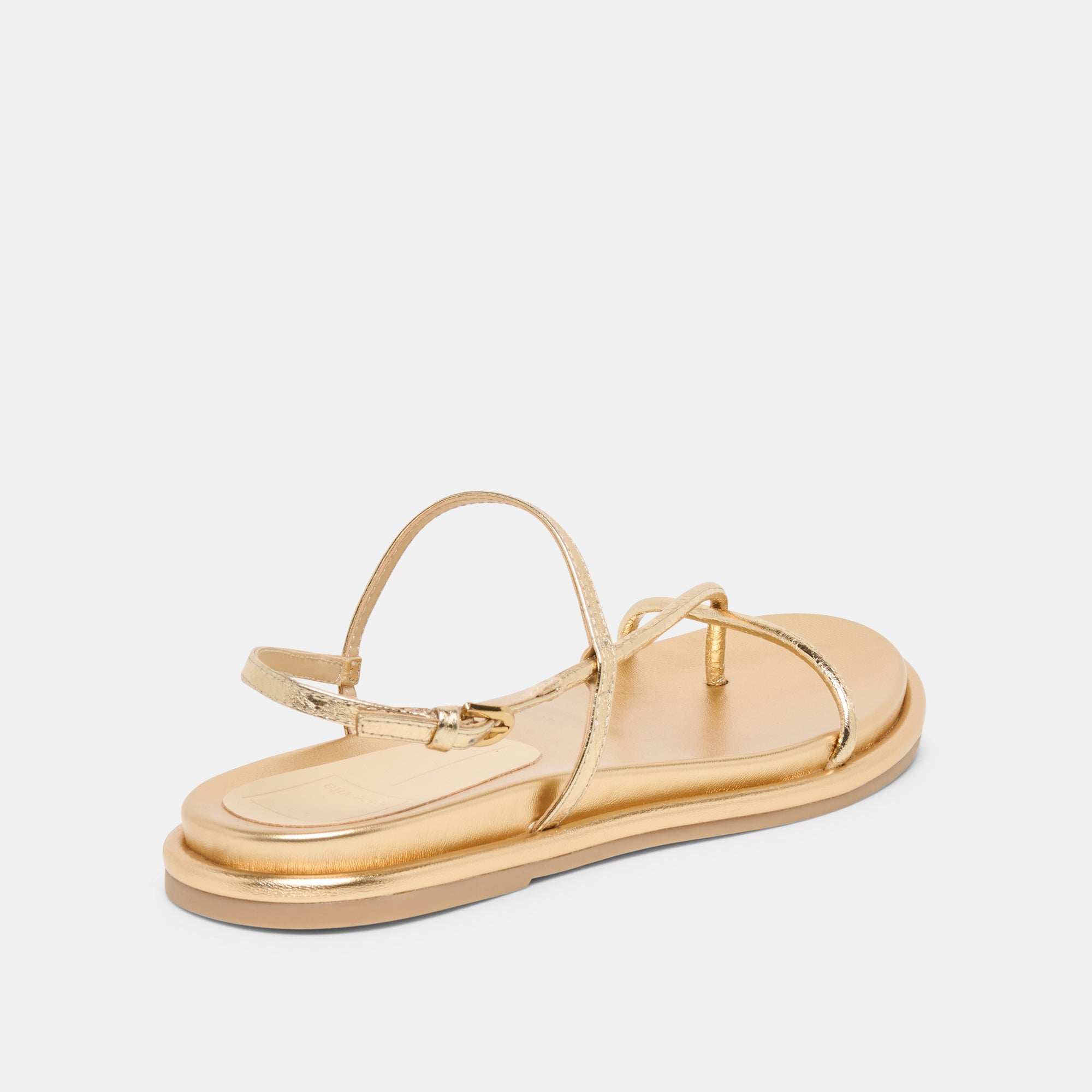 DOM SANDALS GOLD DISTRESSED LEATHER - Image 5