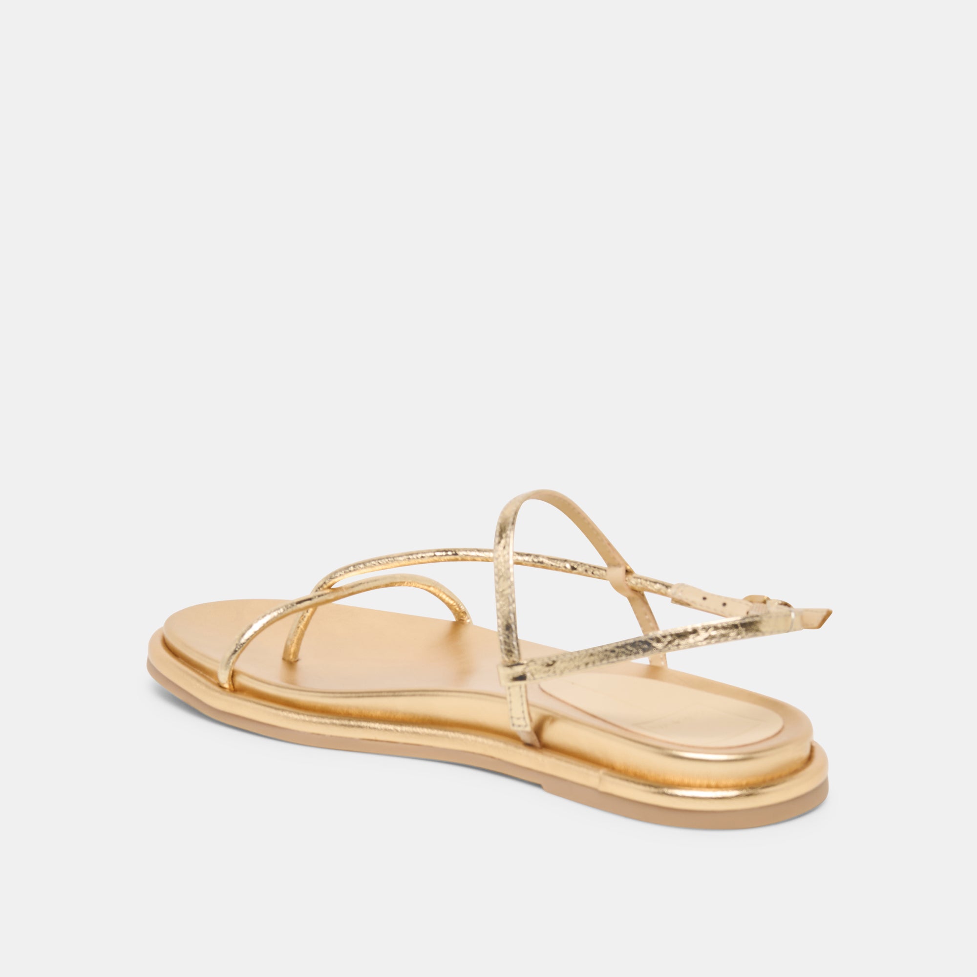 DOM SANDALS GOLD DISTRESSED LEATHER - Image 7